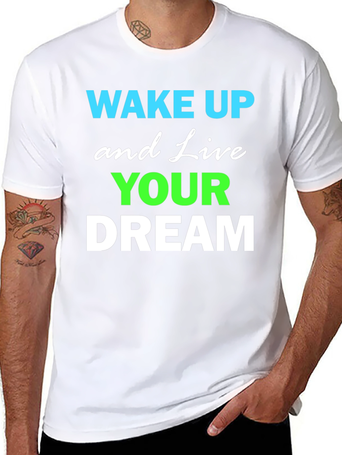 Wake Up Live Your Dream Graphic Tee