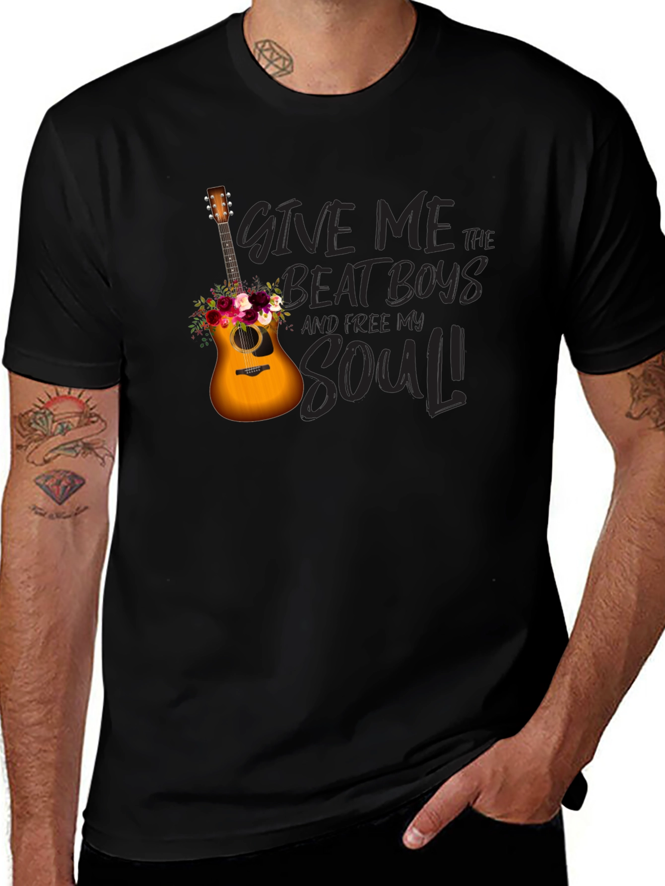 Music Lover Graphic Tee - Beat Boys & Soul