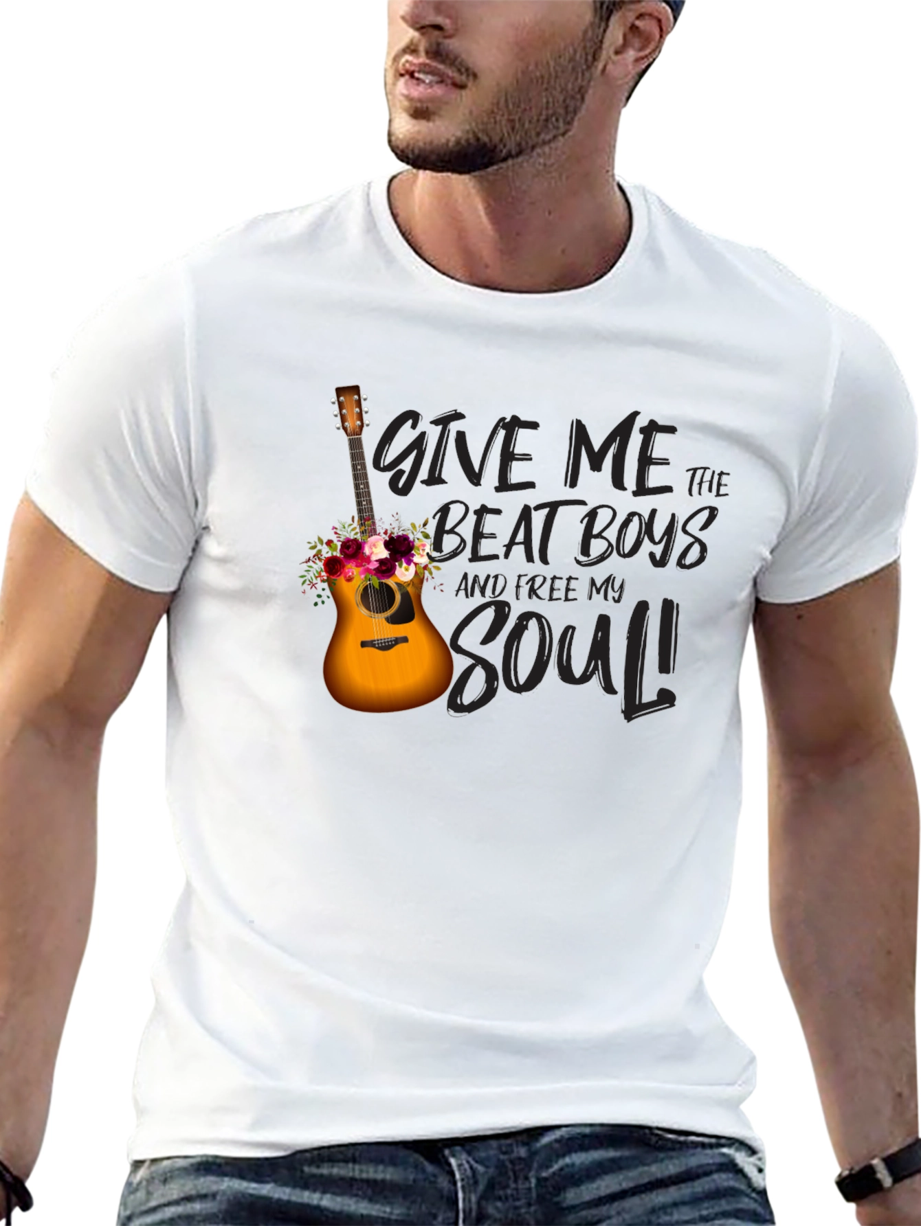 Music Lover Graphic Tee - Beat Boys & Soul
