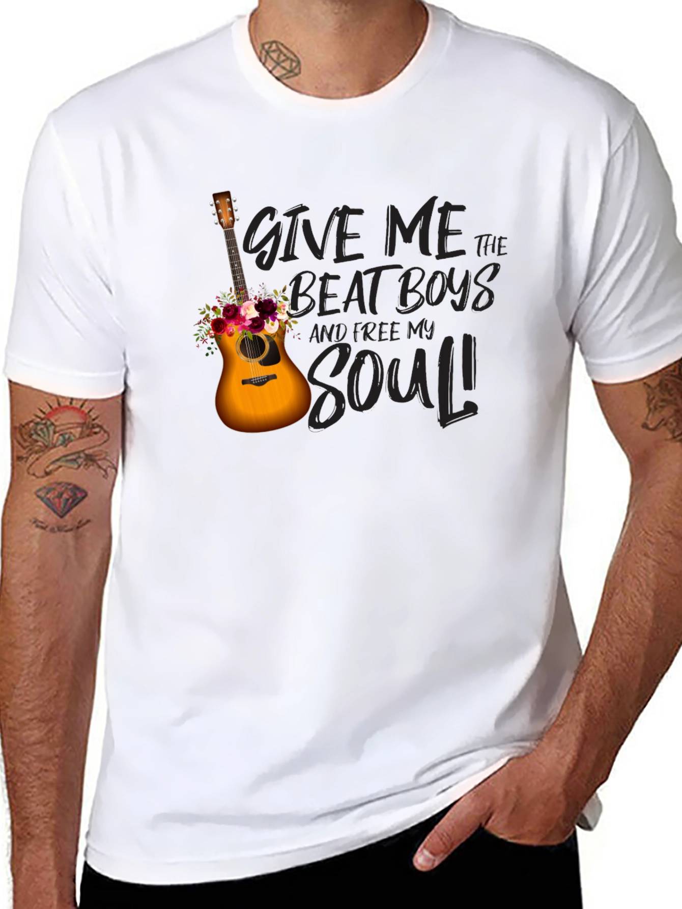 Music Lover Graphic Tee - Beat Boys & Soul
