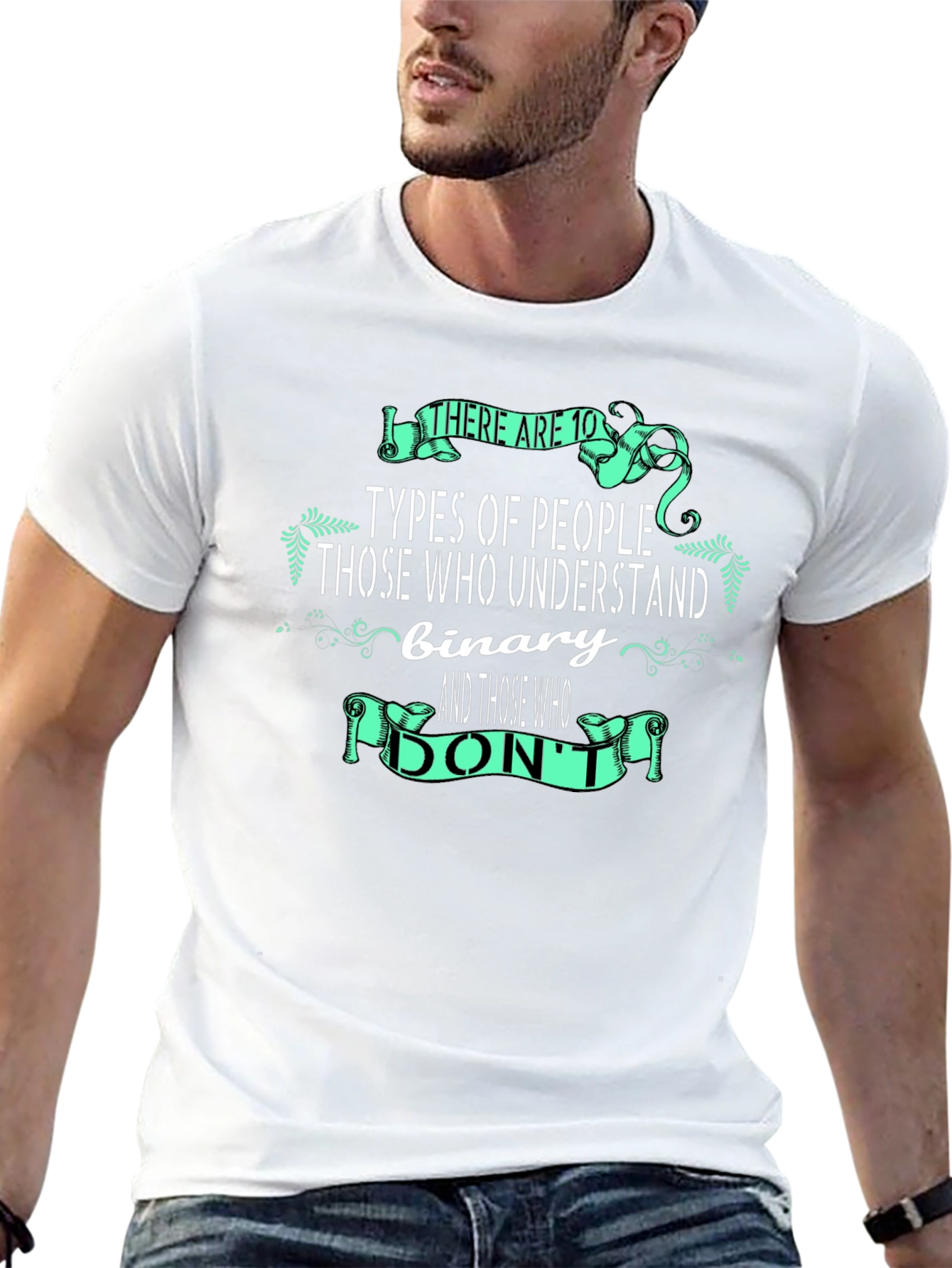 Funny Binary Joke T-Shirt for Computer Science Geeks