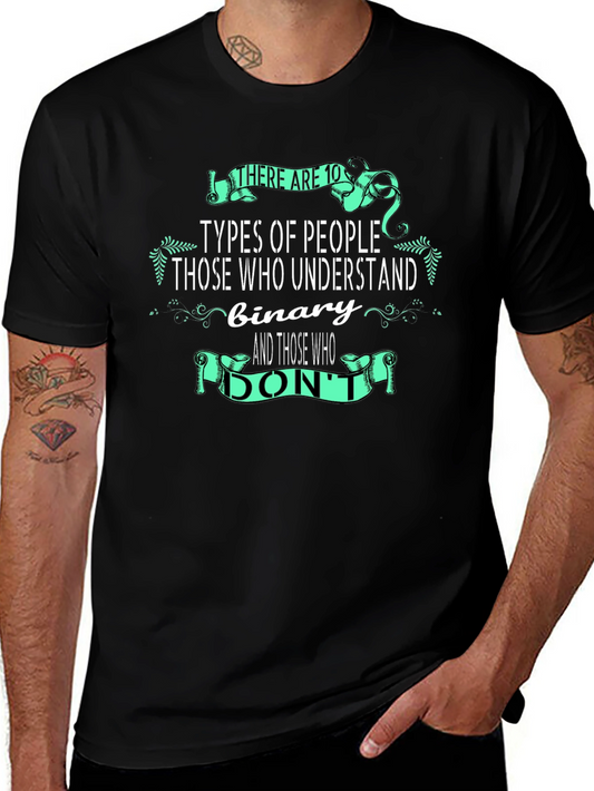 Funny Binary Joke T-Shirt for Computer Science Geeks