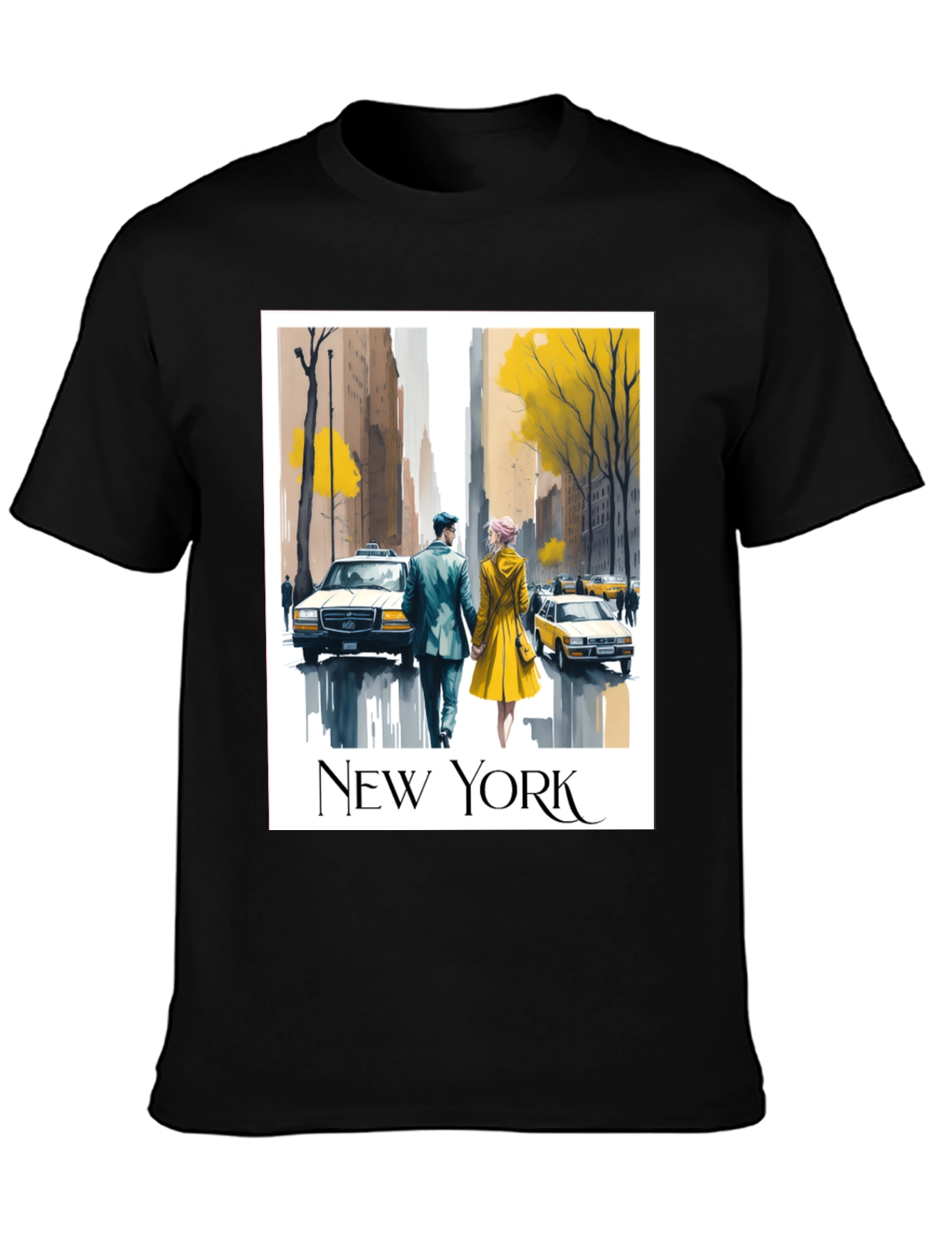New York City Romance Graphic T-Shirt