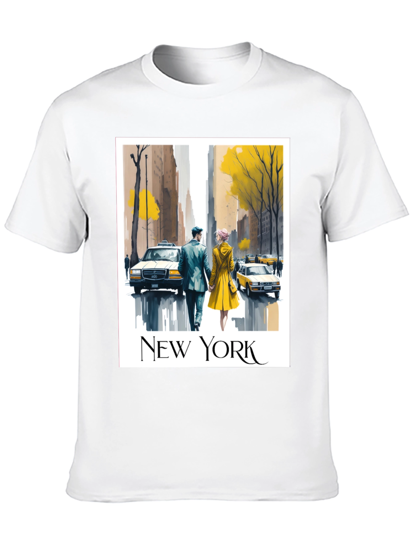New York City Romance Graphic T-Shirt
