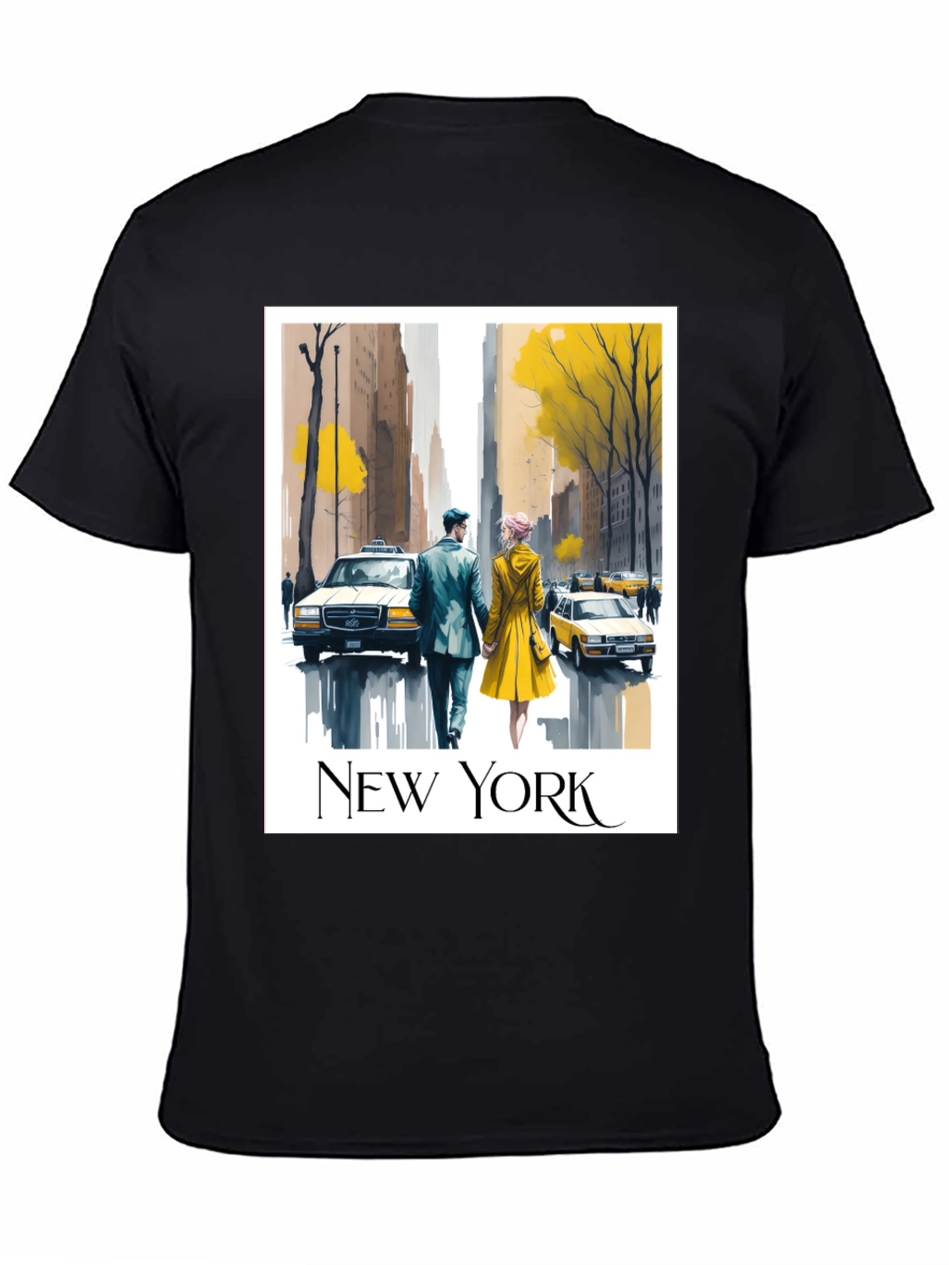 New York City Romance Graphic T-Shirt
