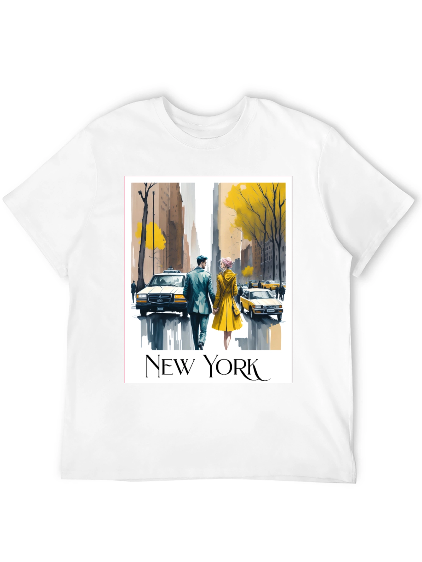 New York City Romance Graphic T-Shirt