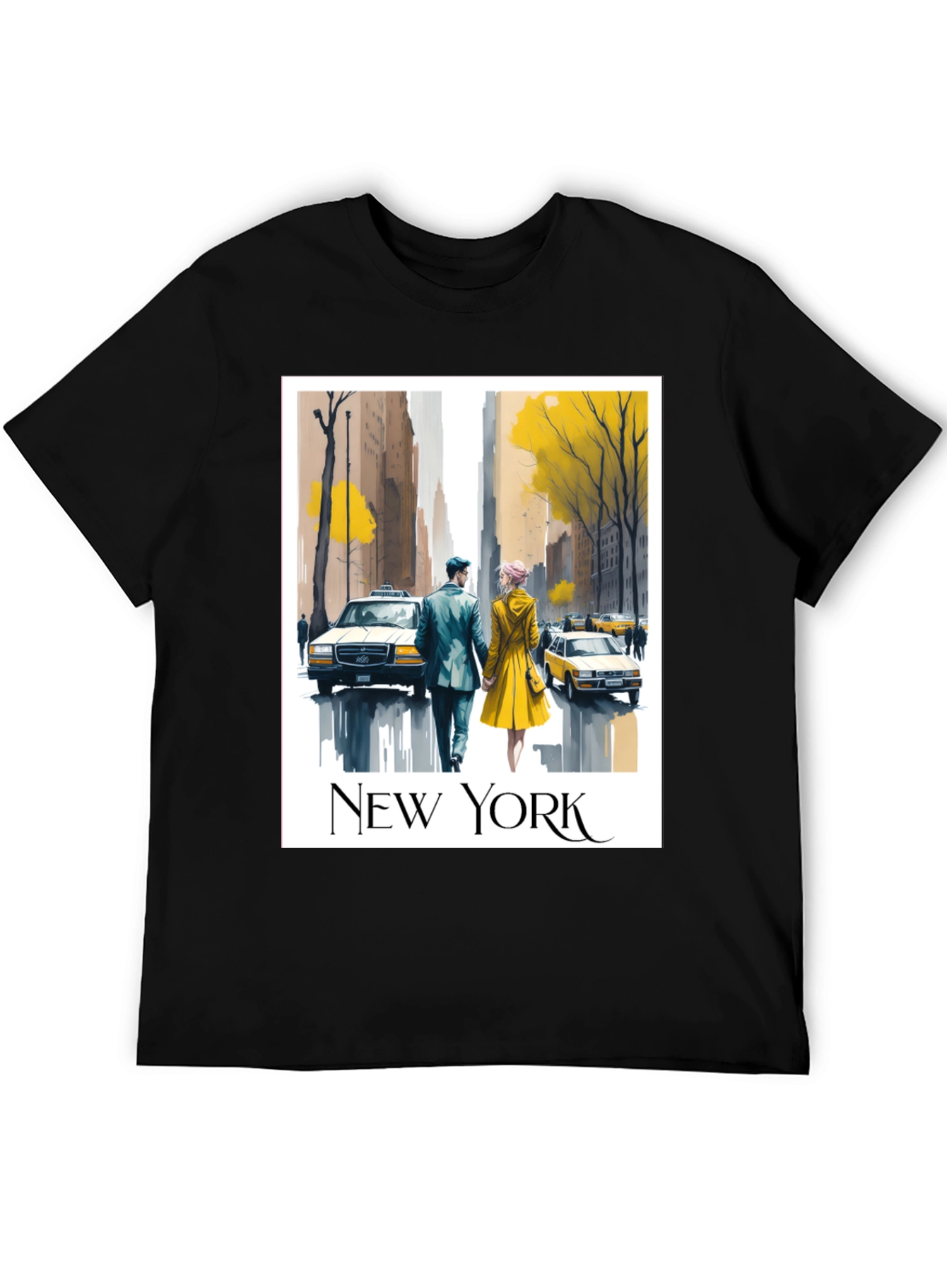 New York City Romance Graphic T-Shirt