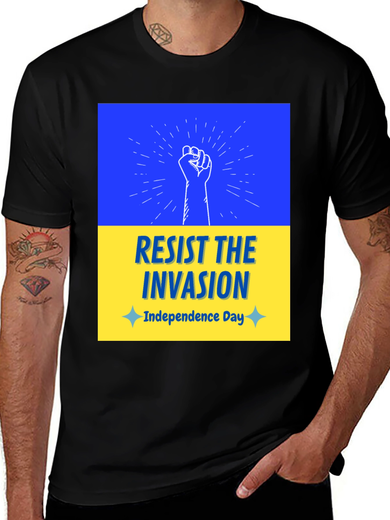 Resist Invasion Ukraine T-Shirt Independence Day