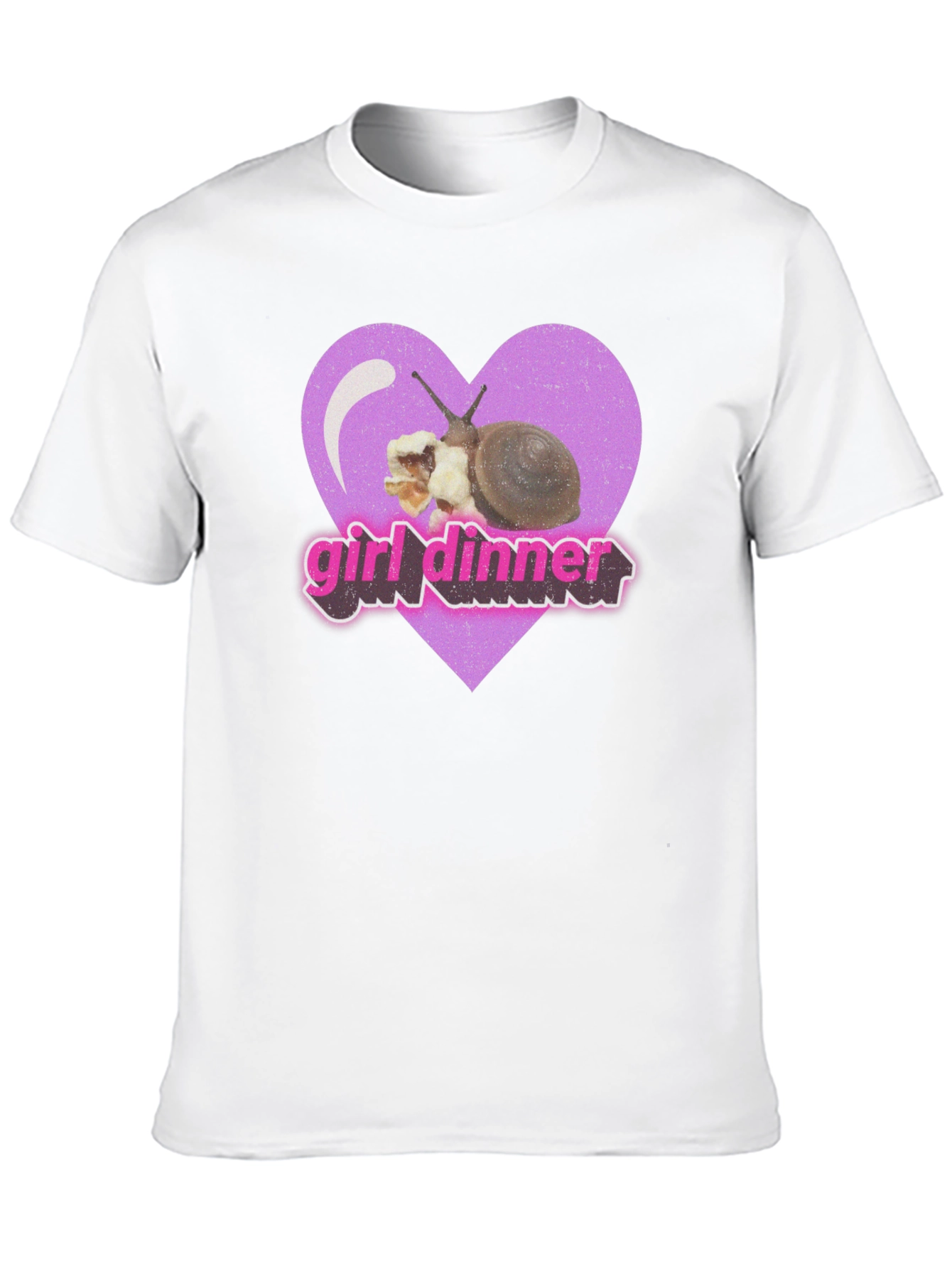 Girl Dinner Snail Graphic Tee