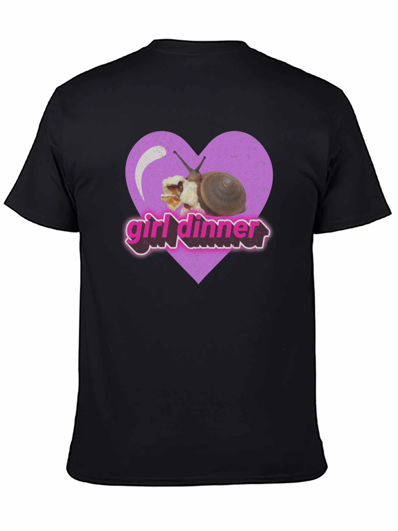 Girl Dinner Snail Graphic Tee