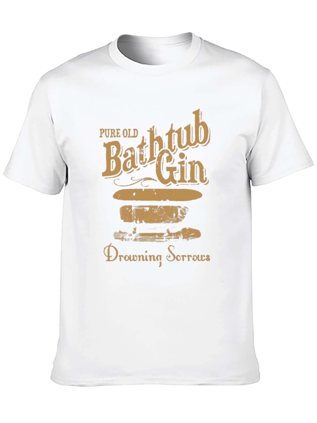 Pure Old Bathtub Gin Drowning Sorrows T-Shirt
