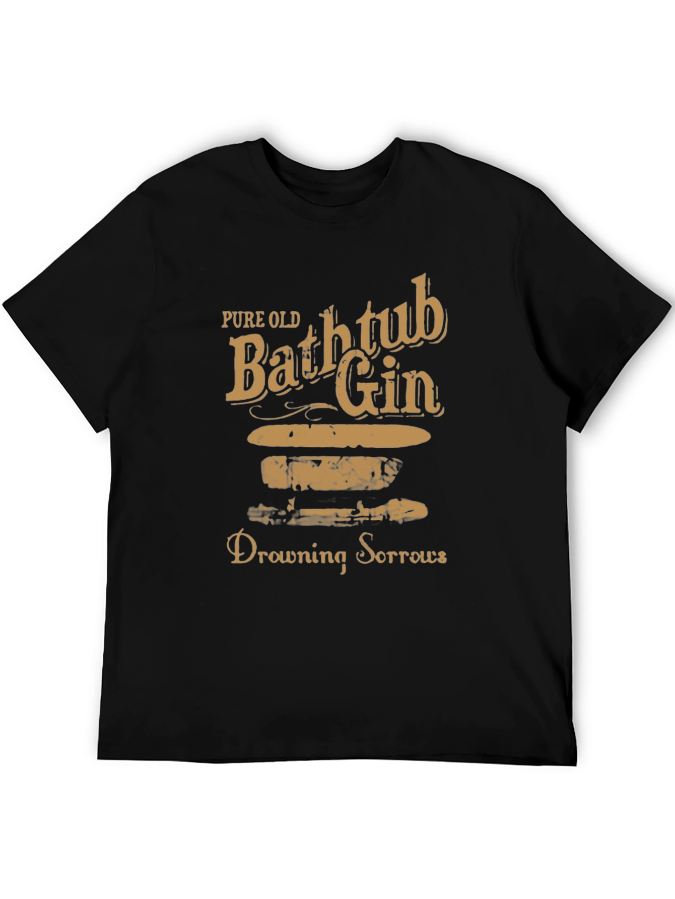 Pure Old Bathtub Gin Drowning Sorrows T-Shirt
