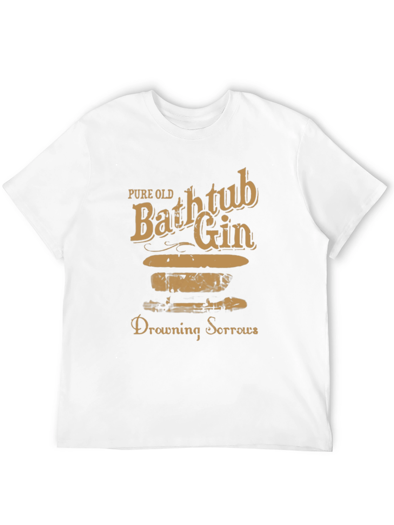Pure Old Bathtub Gin Drowning Sorrows T-Shirt
