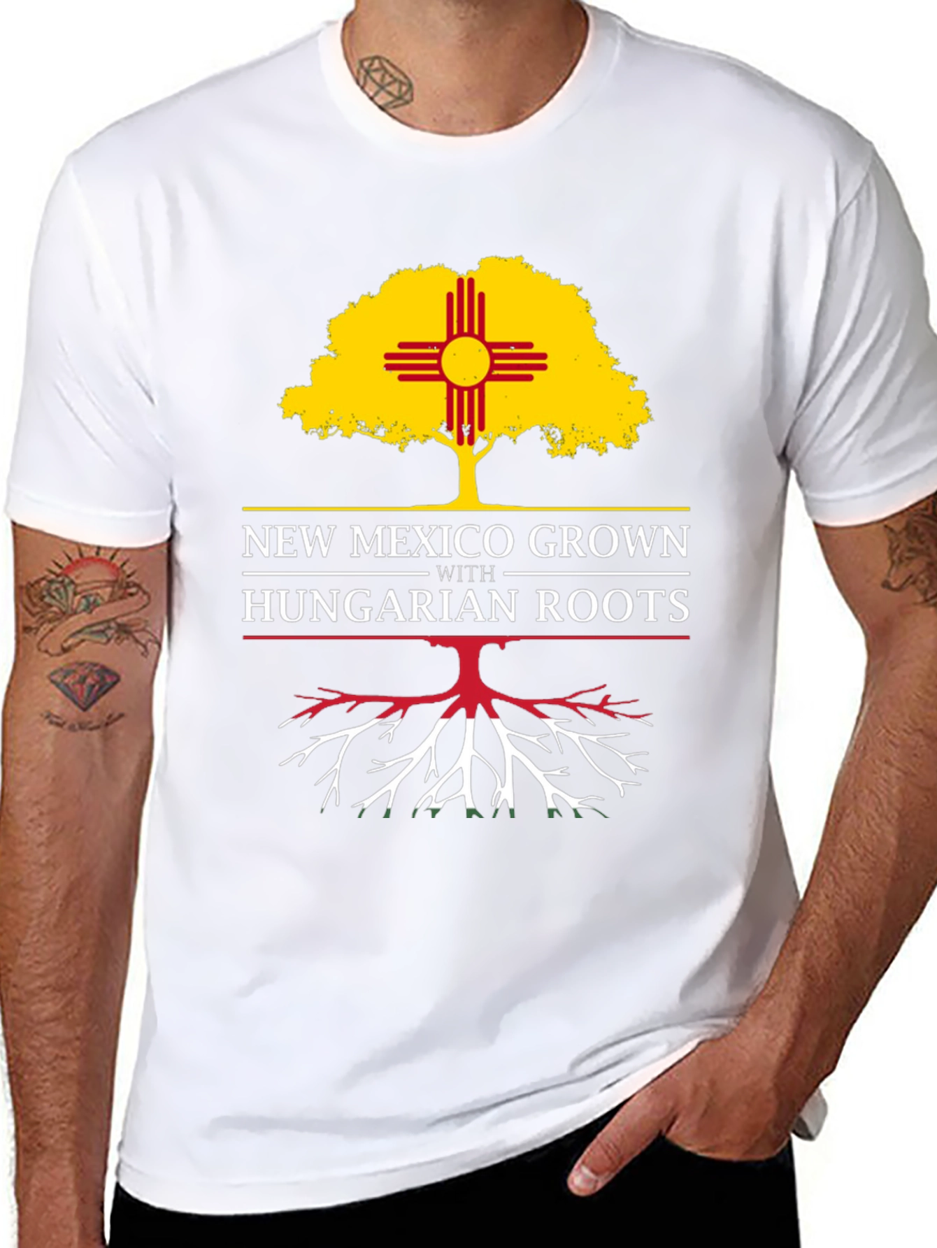 New Mexico Grown with Hungarian Roots T-Shirt