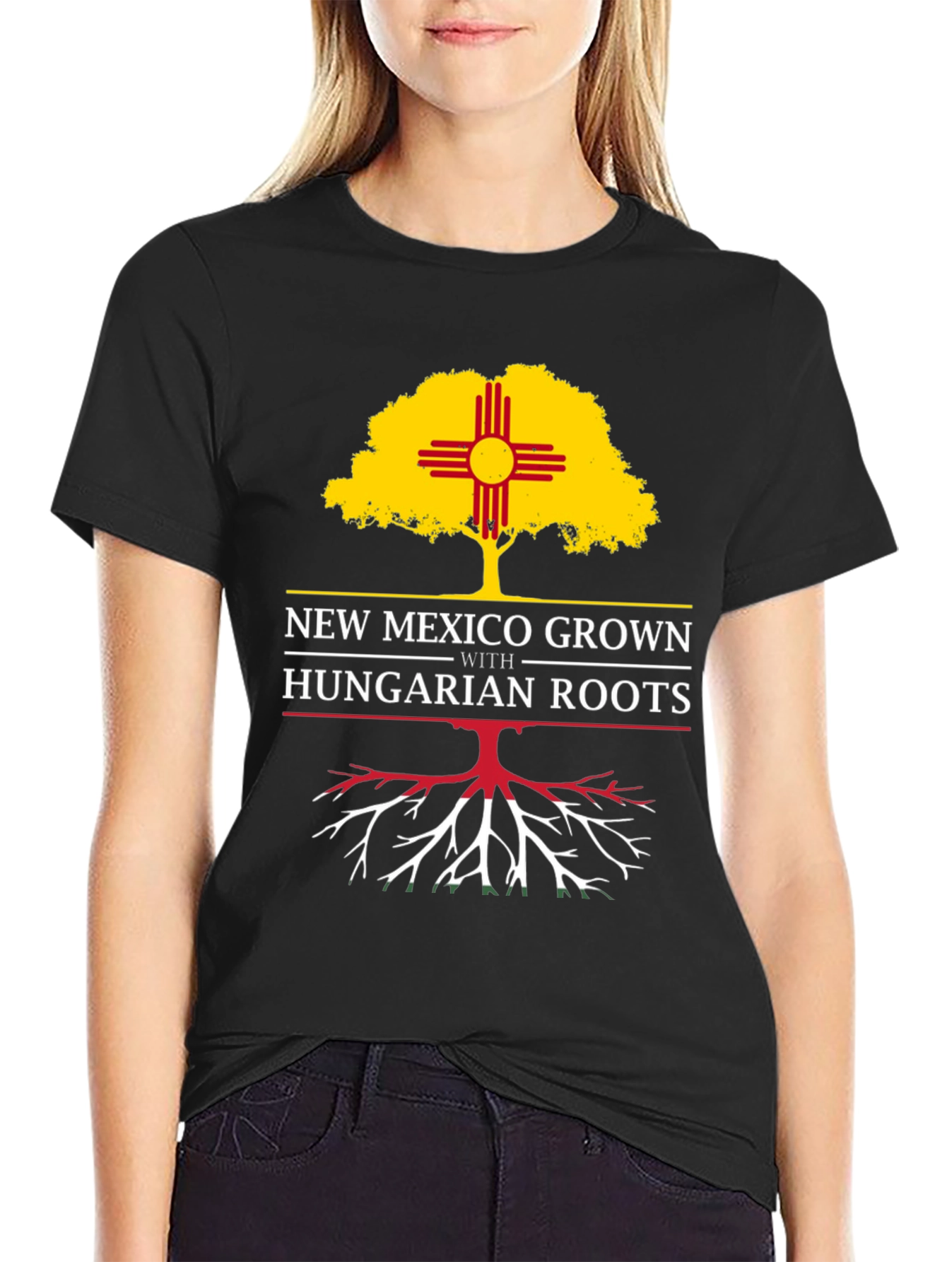 New Mexico Grown with Hungarian Roots T-Shirt