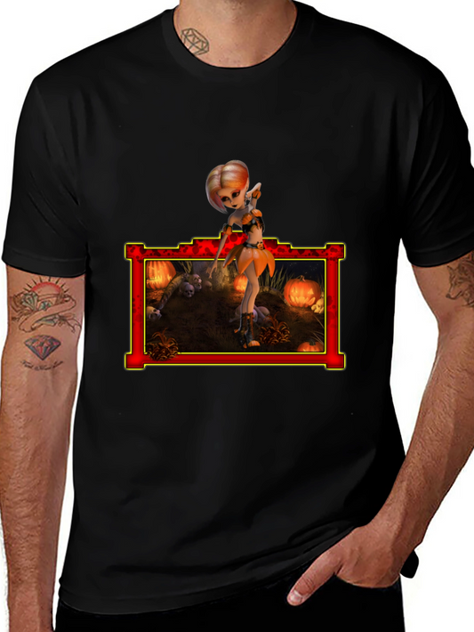 Halloween Cartoon Girl T-Shirt