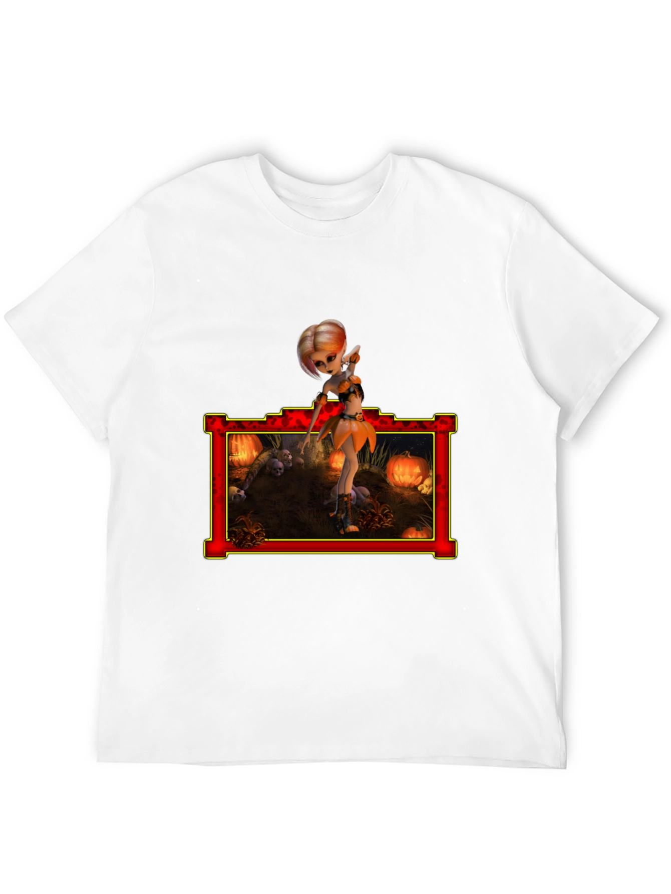 Halloween Cartoon Girl T-Shirt