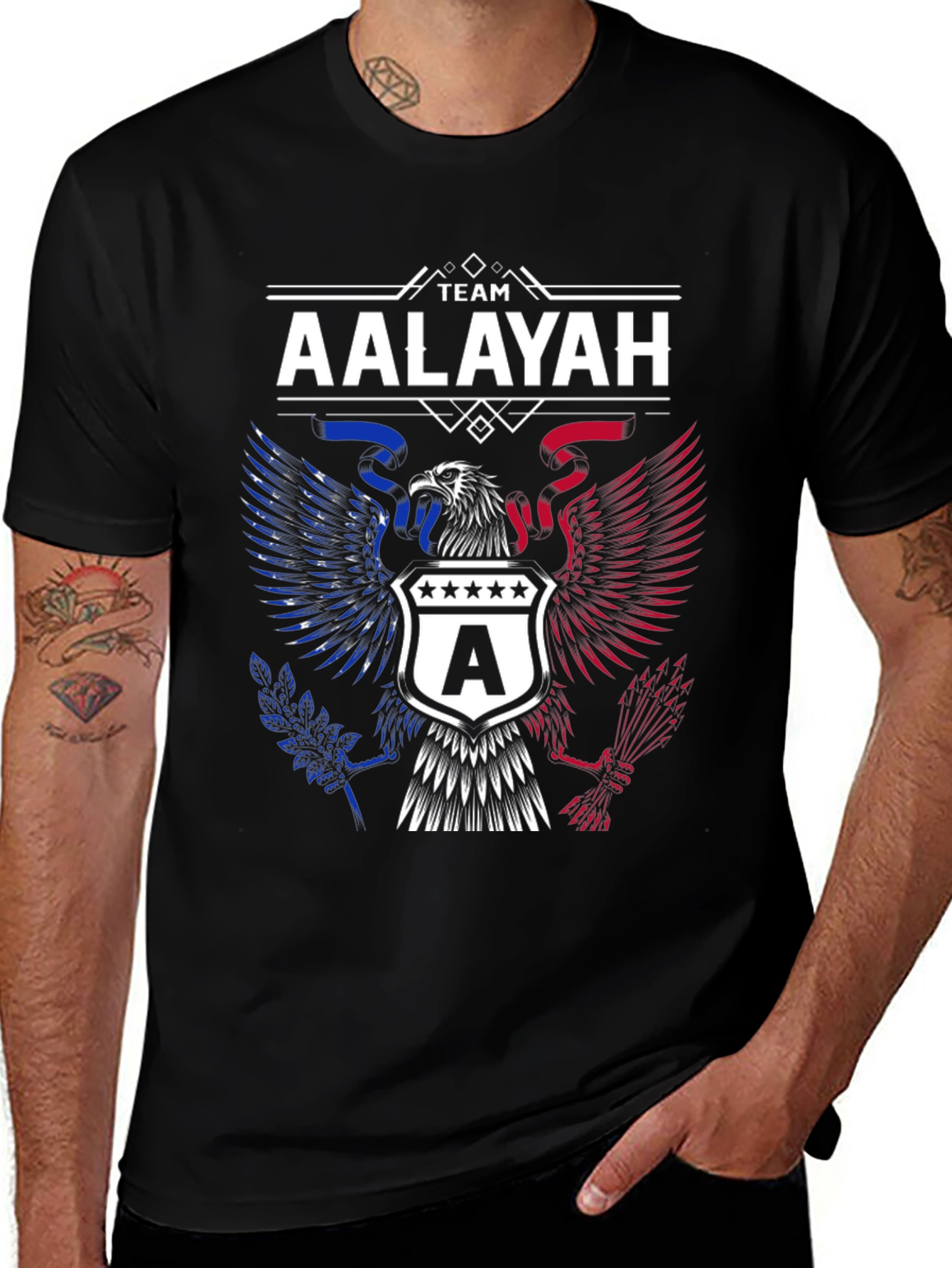 Team Aalayh Patriotic Eagle T-Shirt