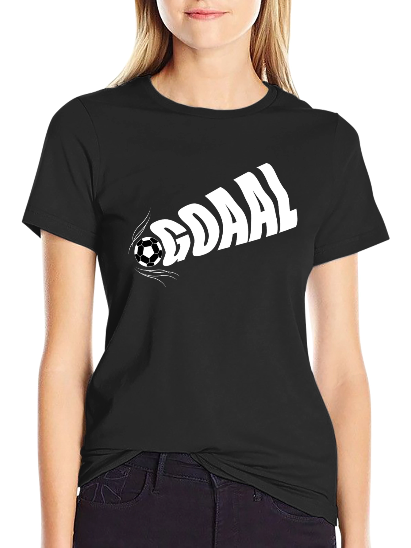 GOAAL Soccer T-Shirt - Black