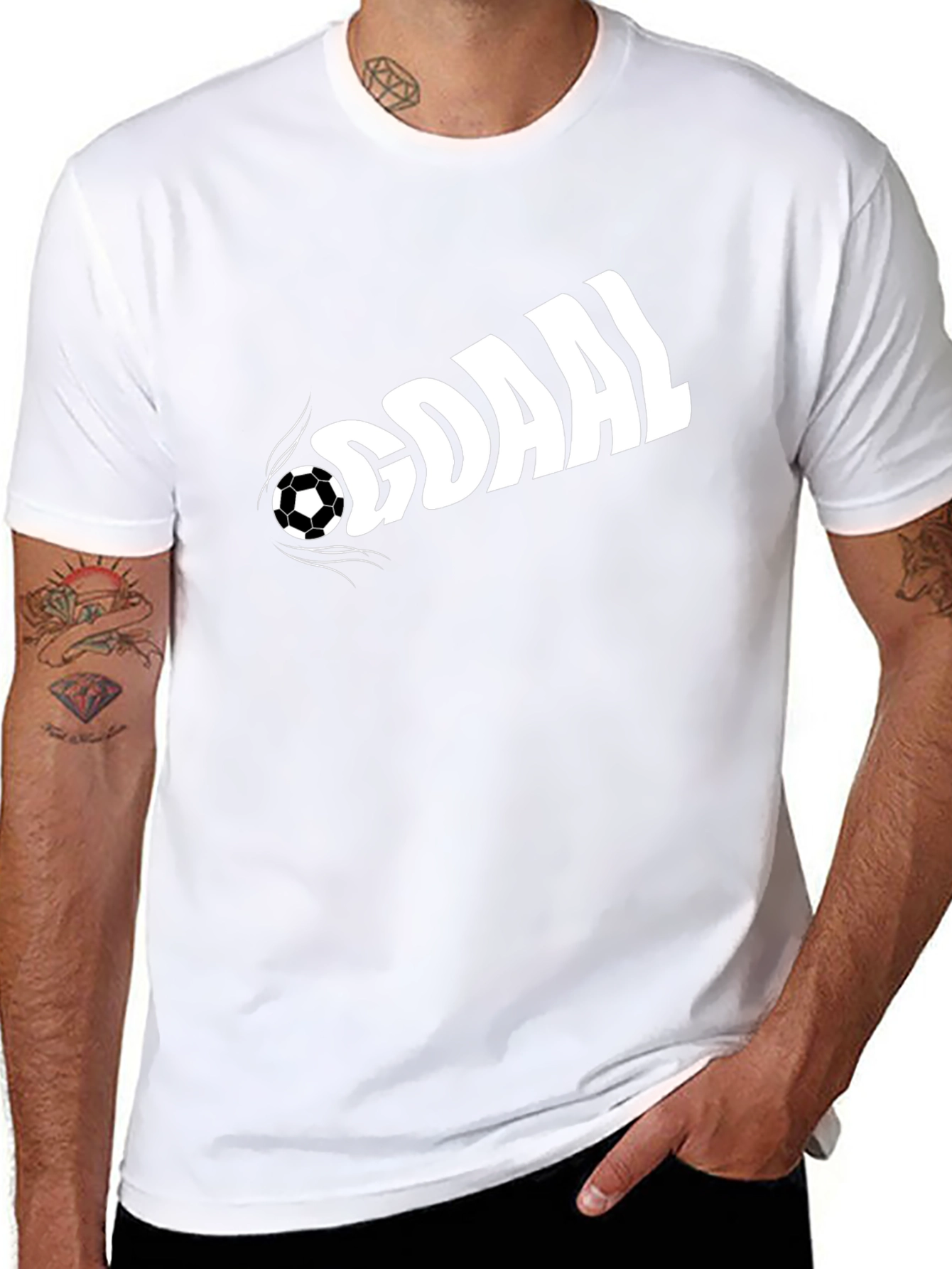 GOAAL Soccer T-Shirt - Black