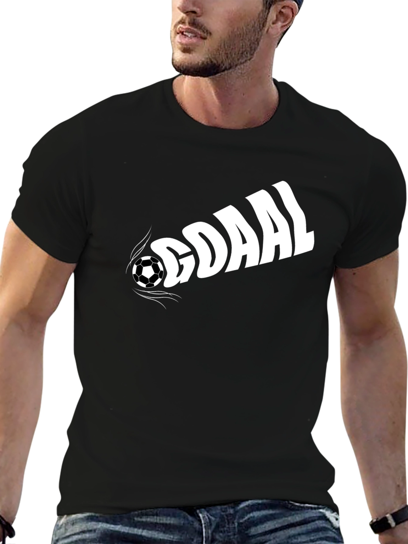 GOAAL Soccer T-Shirt - Black