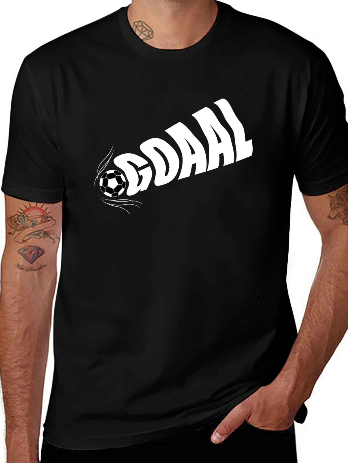 GOAAL Soccer T-Shirt - Black