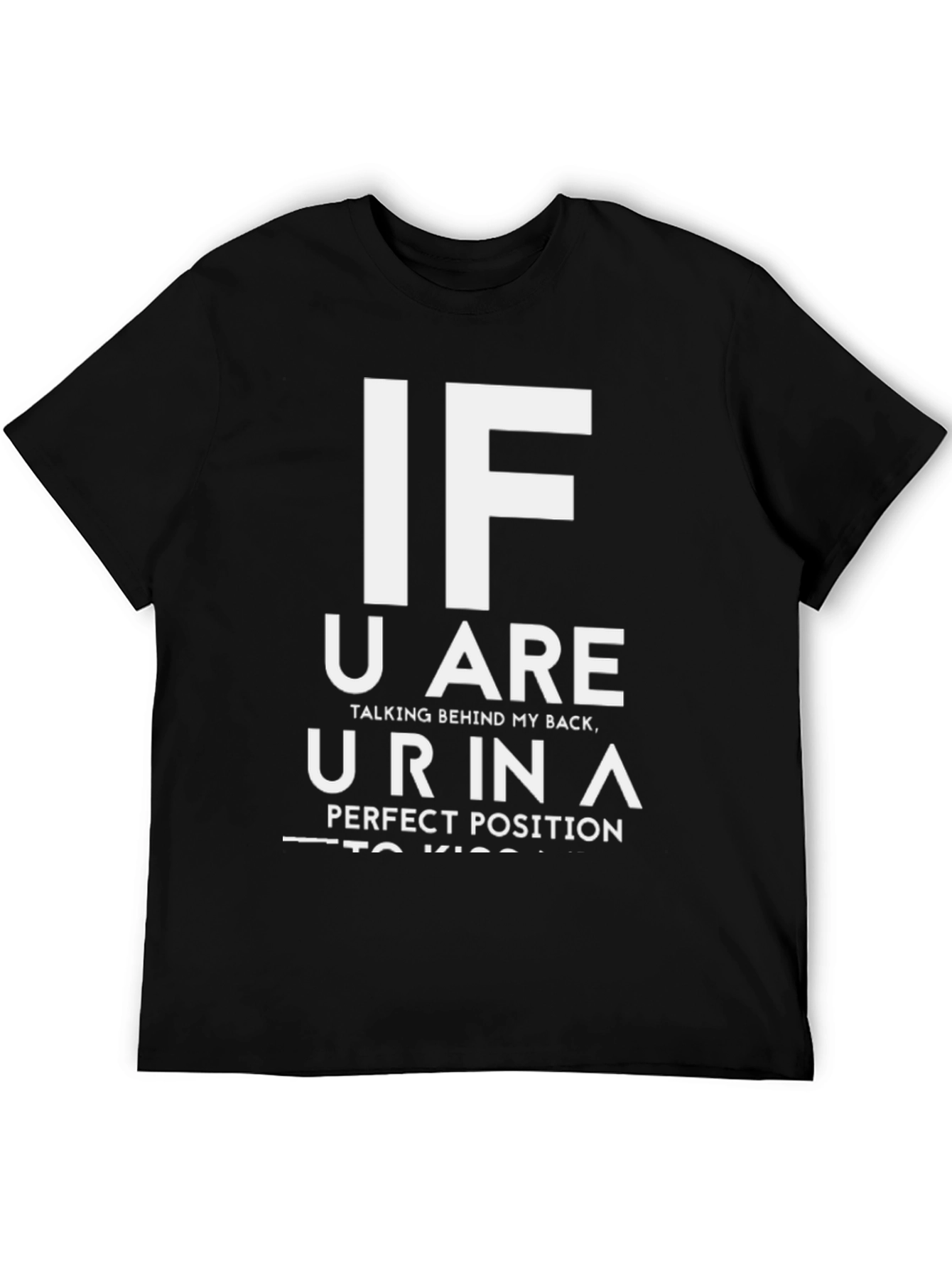 Funny Sarcastic Graphic Tee - Perfect Kiss Position