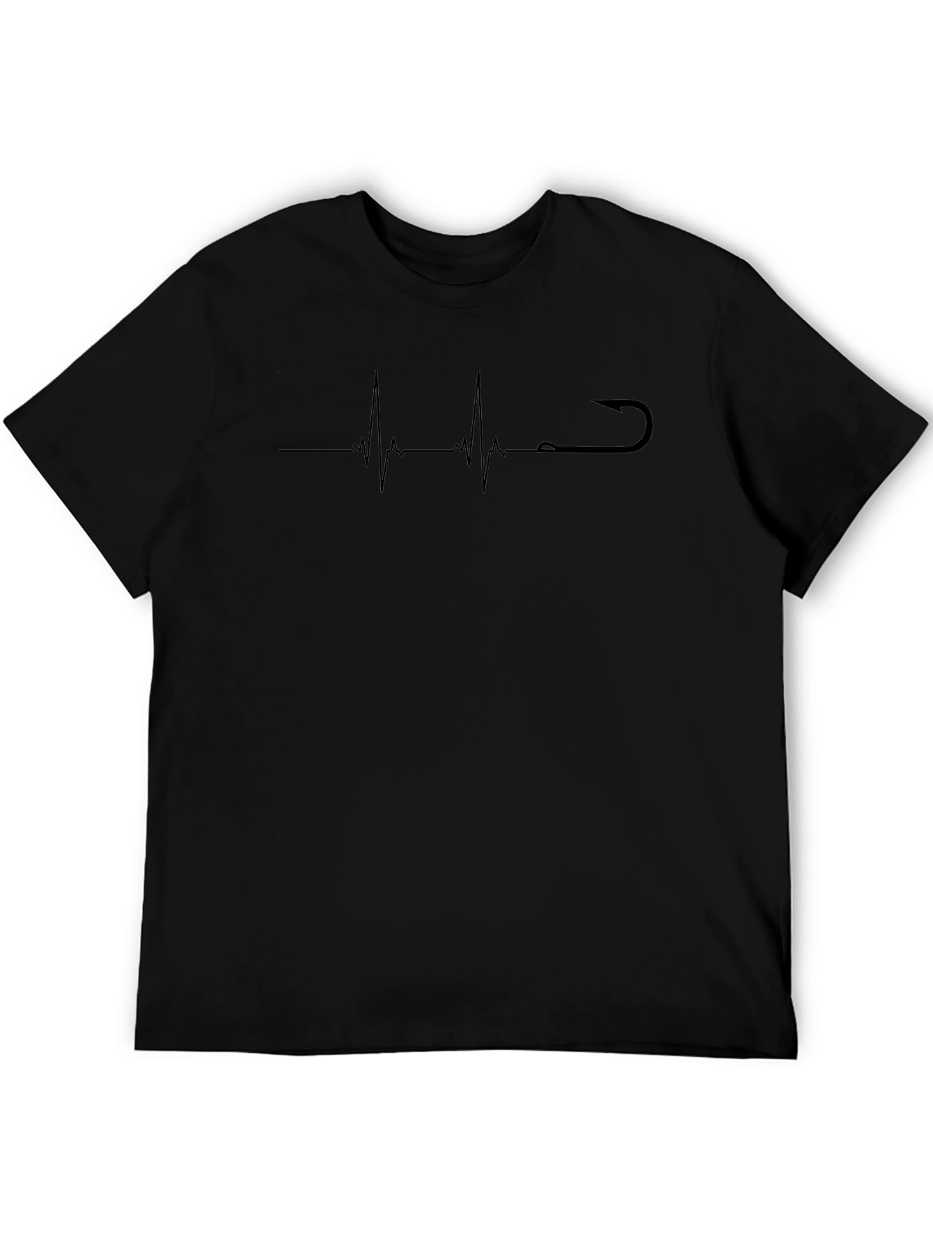Fishing Heartbeat T-Shirt - Hooked on Life!