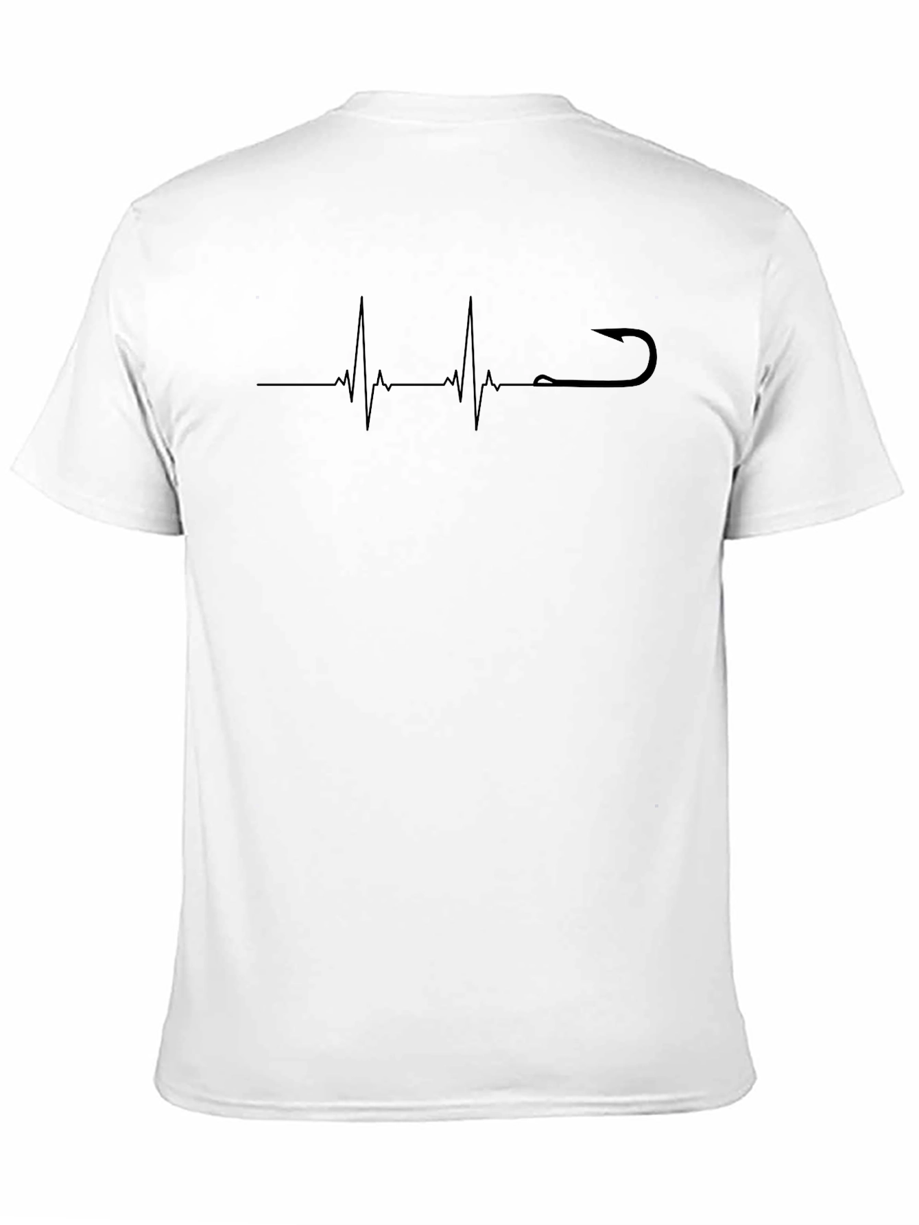 Fishing Heartbeat T-Shirt - Hooked on Life!