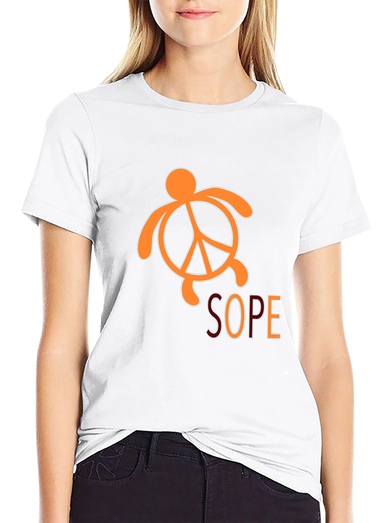 Peace Turtle SOPE Graphic Tee - Black