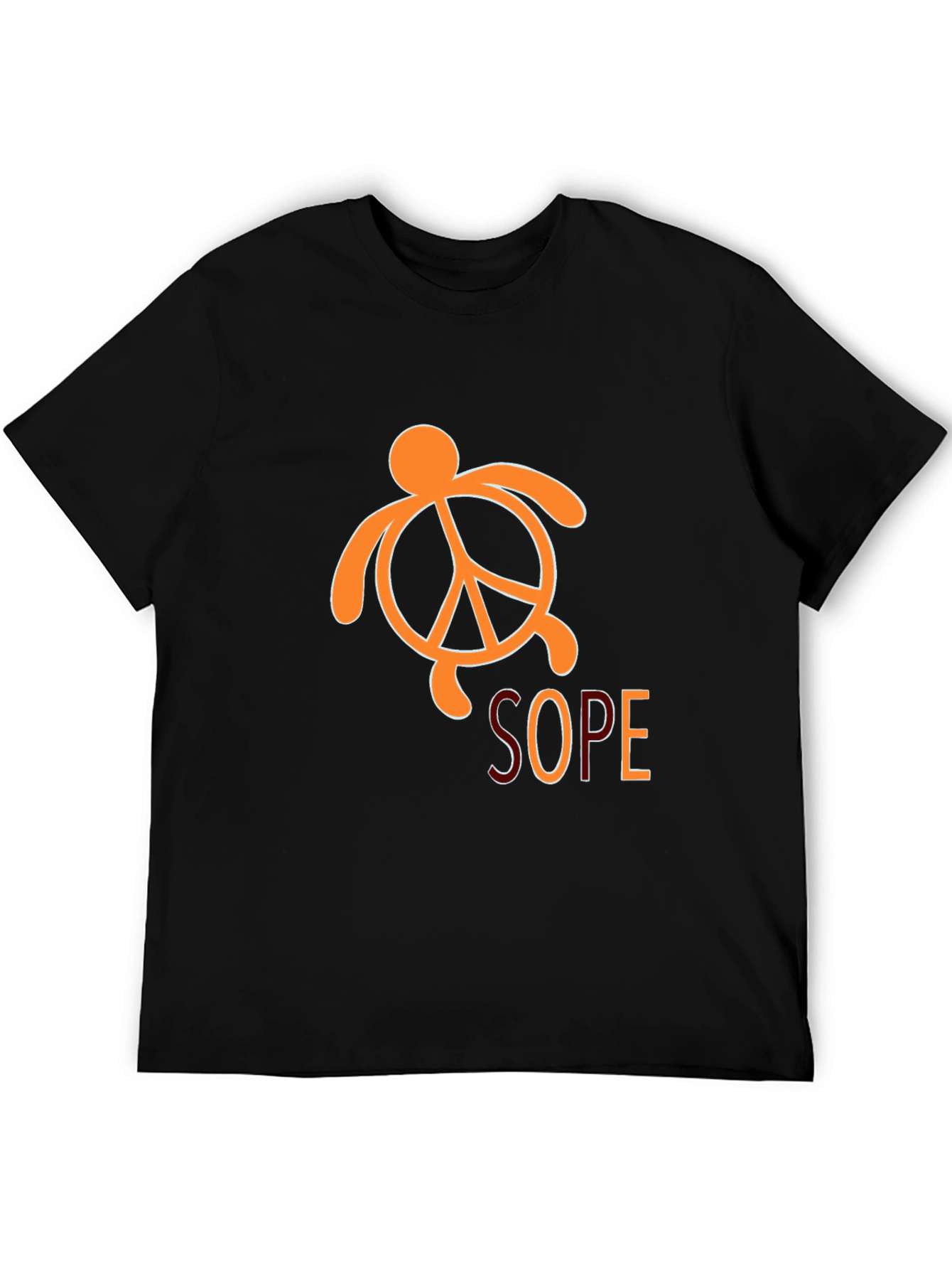 Peace Turtle SOPE Graphic Tee - Black