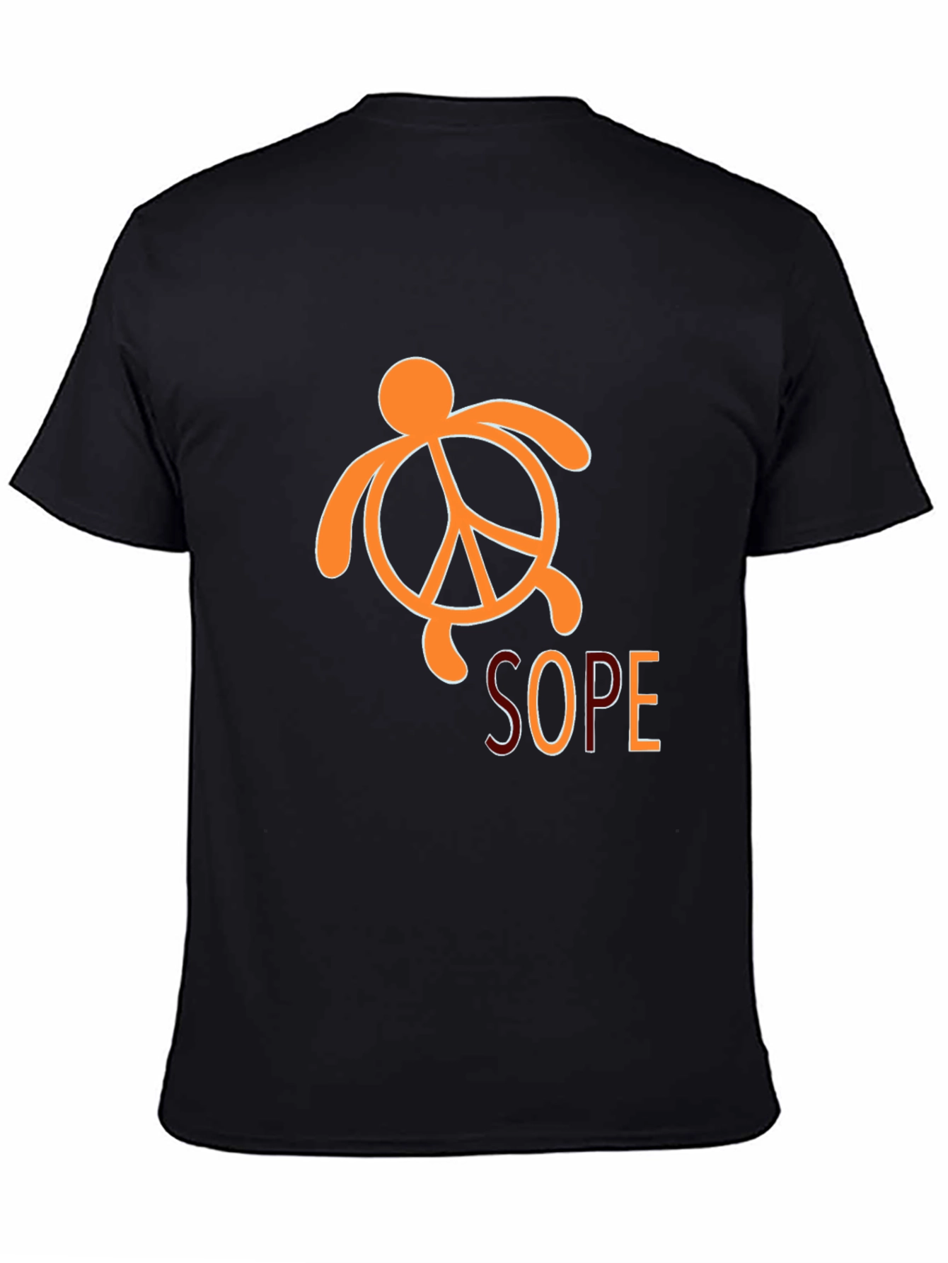 Peace Turtle SOPE Graphic Tee - Black
