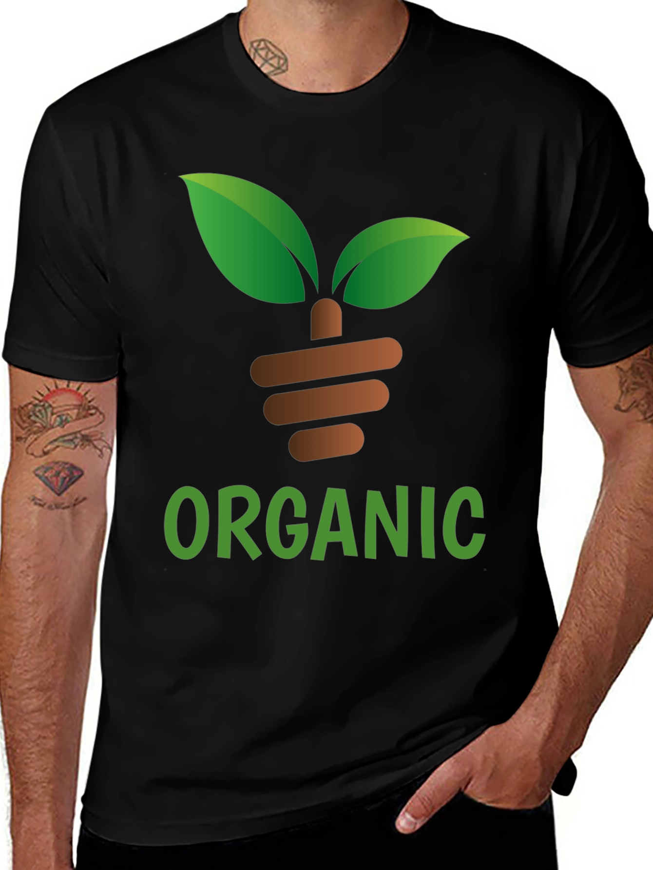 Organic Sprout Graphic T-Shirt