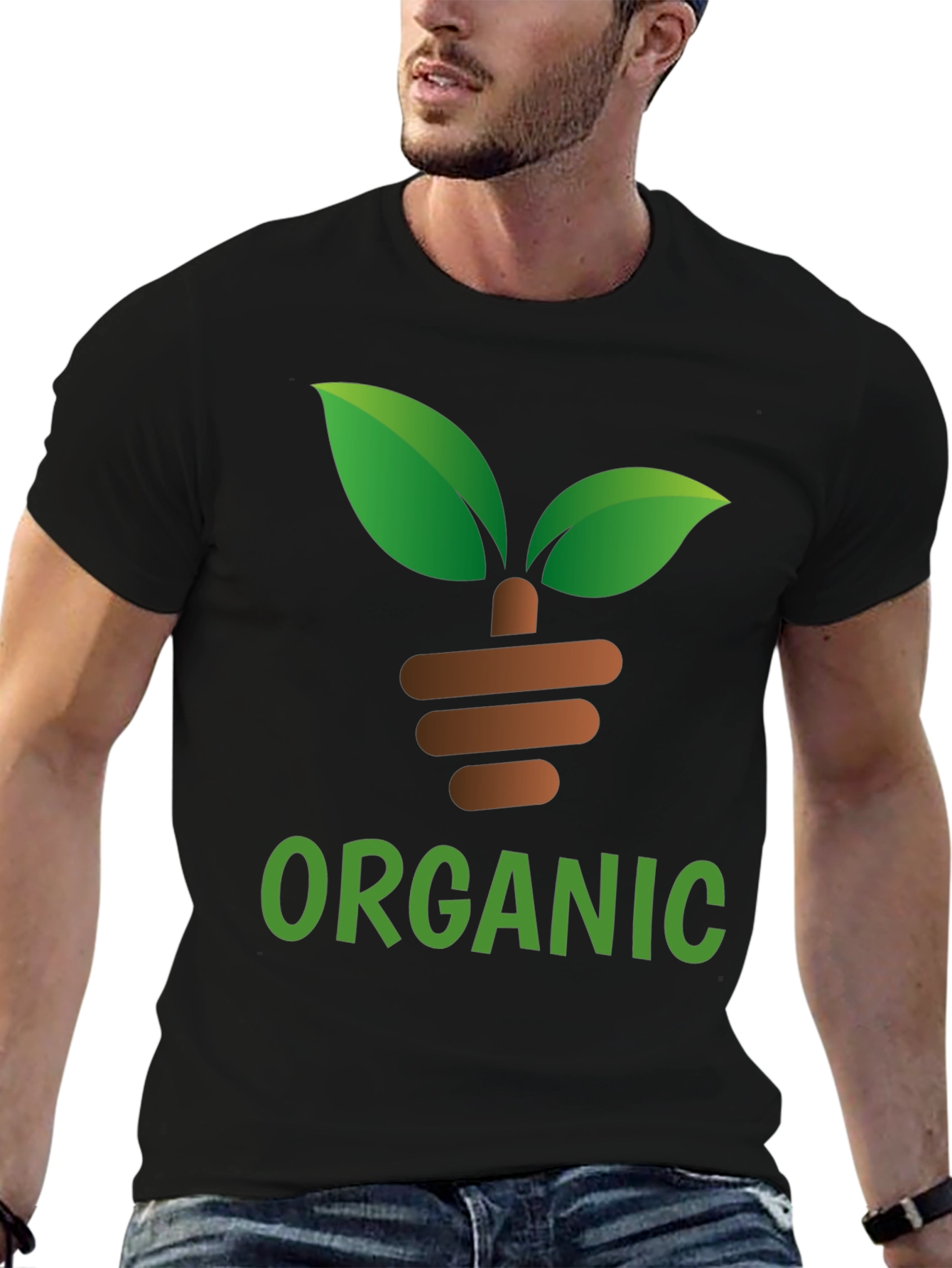Organic Sprout Graphic T-Shirt