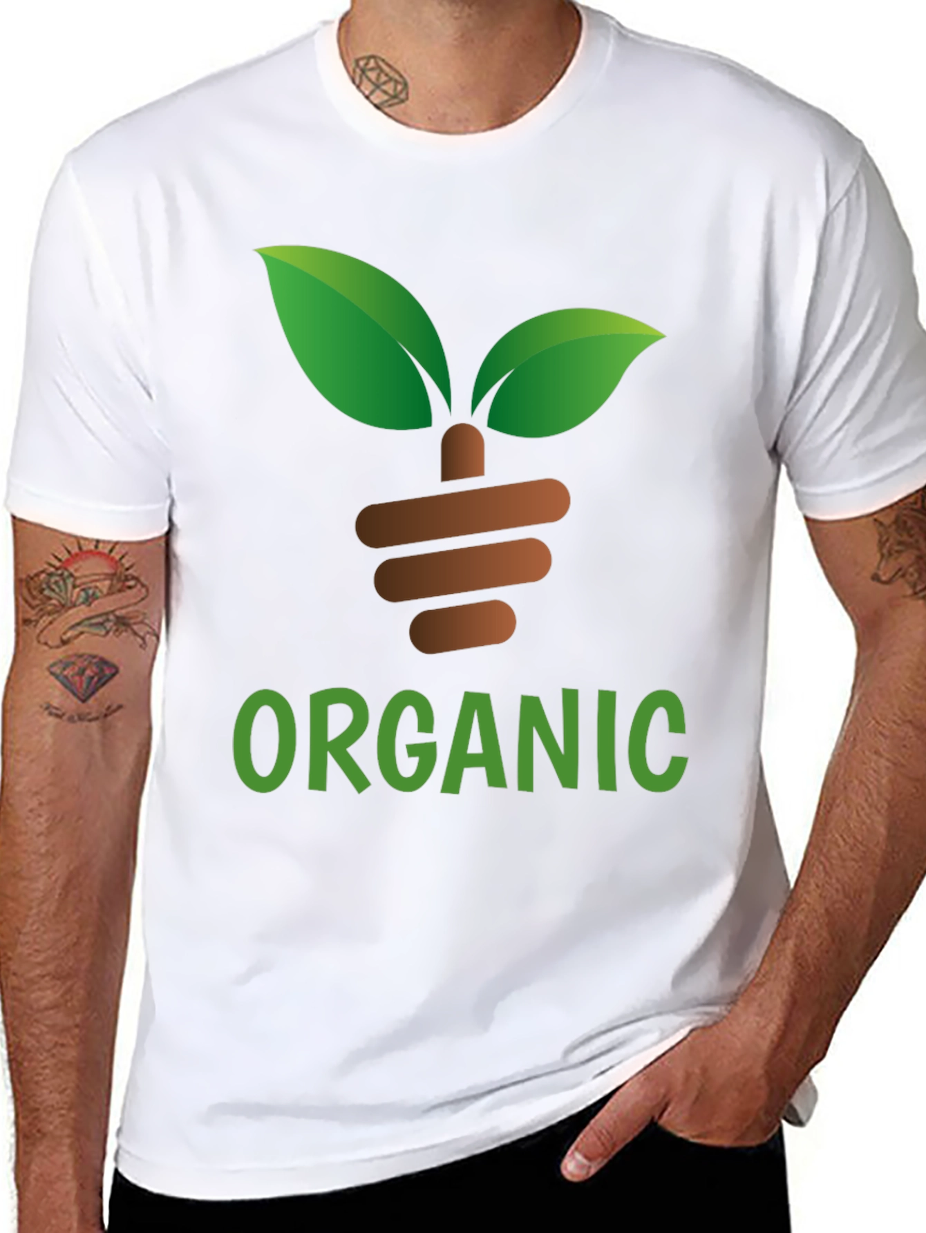 Organic Sprout Graphic T-Shirt