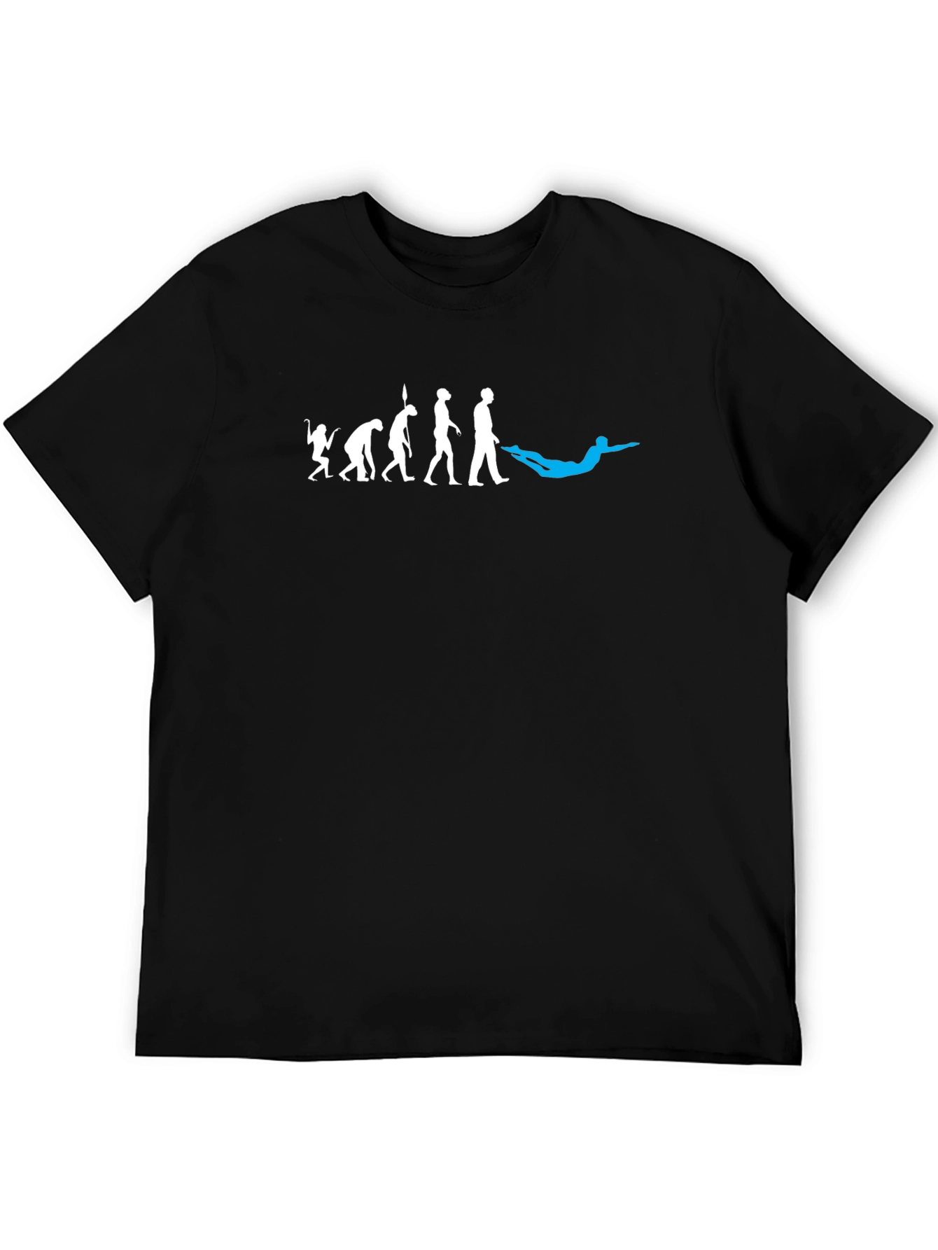Evolution of Diving T-Shirt - Black