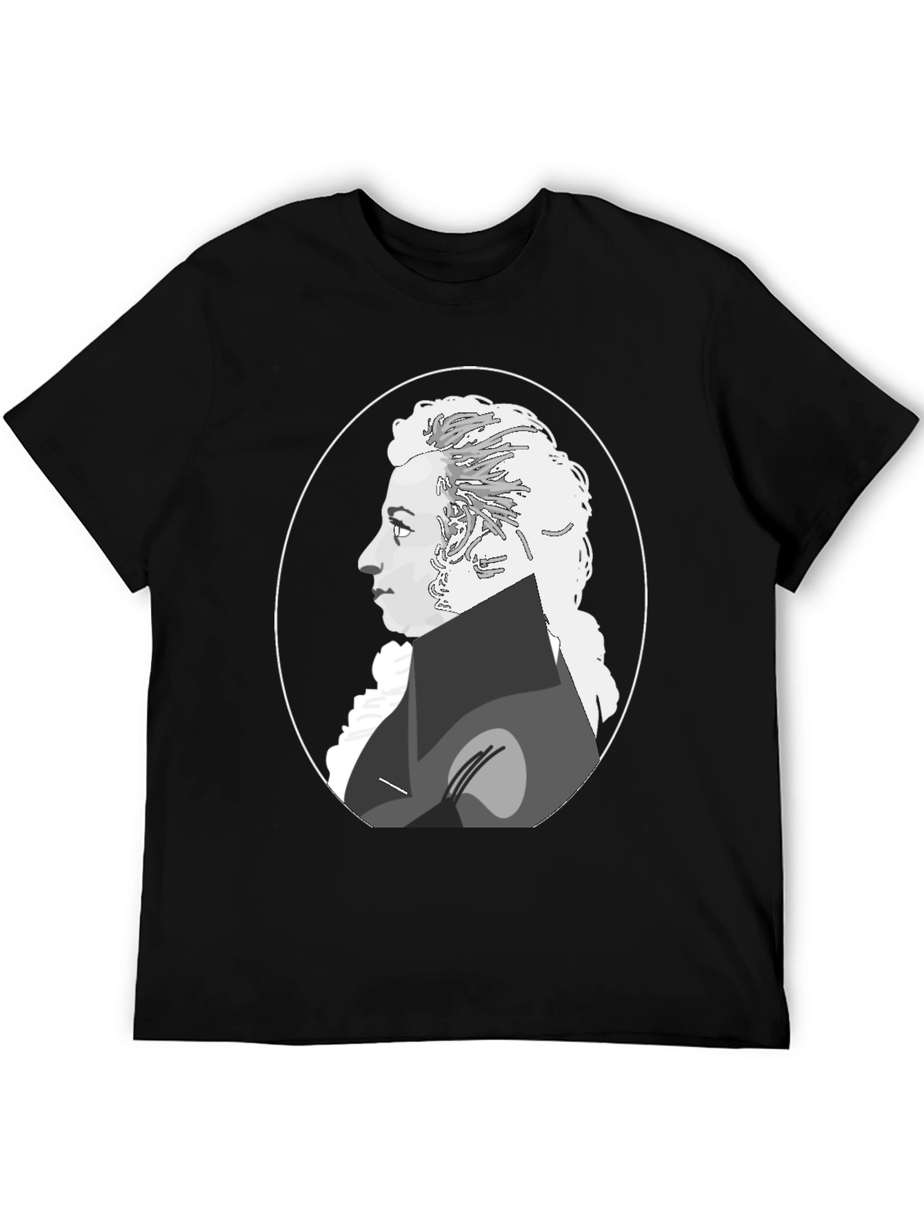 Mozart Graphic Tee - Classic Composer Portrait