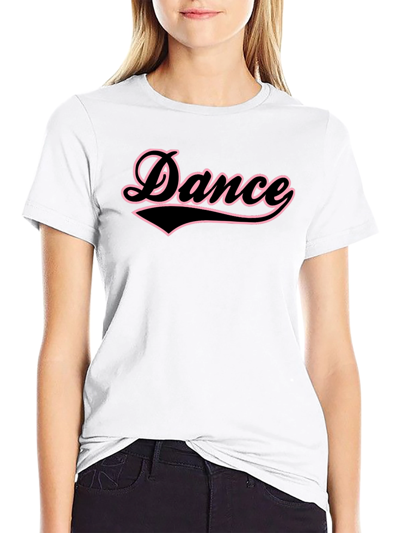 Dance Graphic Black T-Shirt