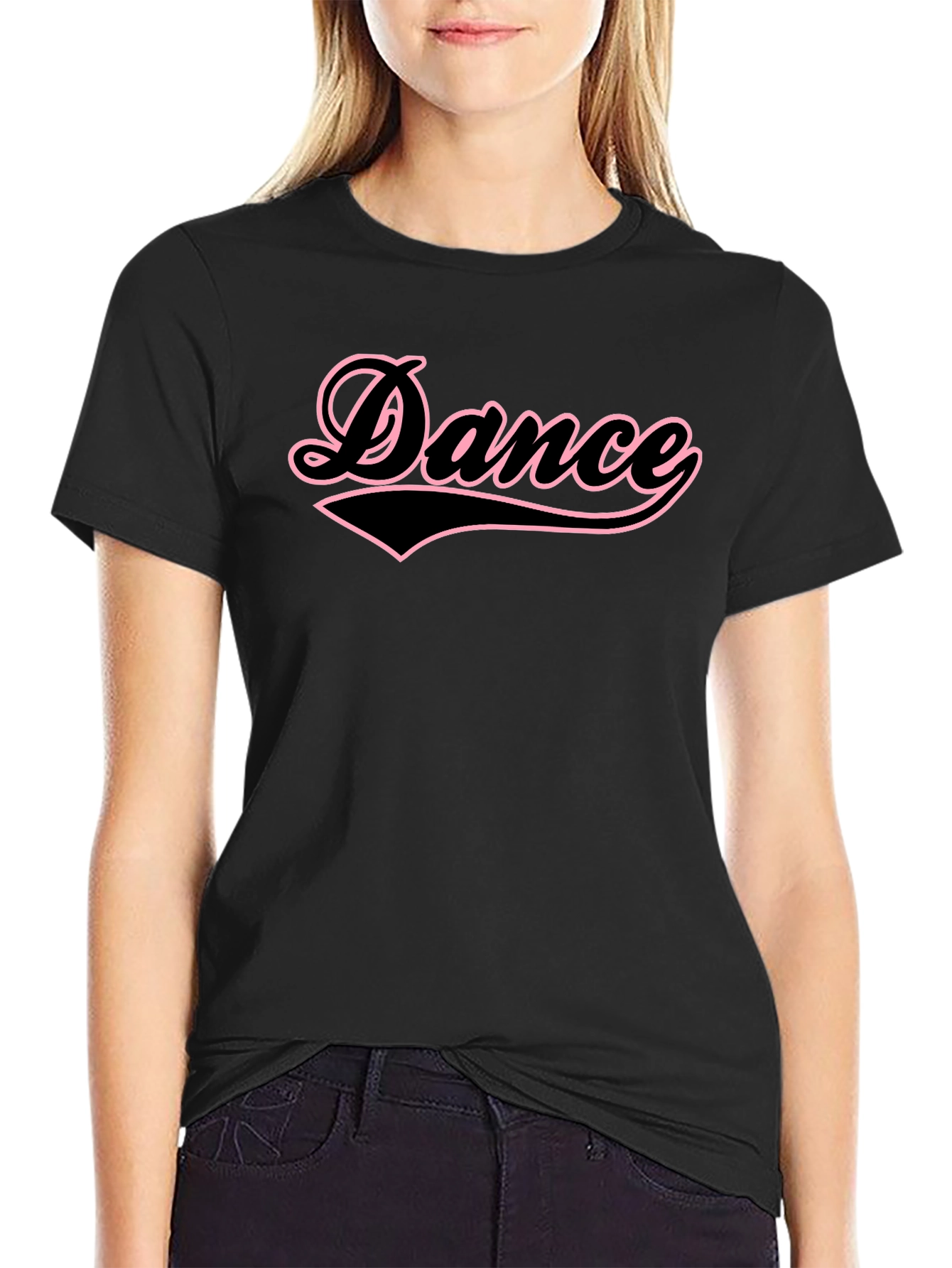 Dance Graphic Black T-Shirt