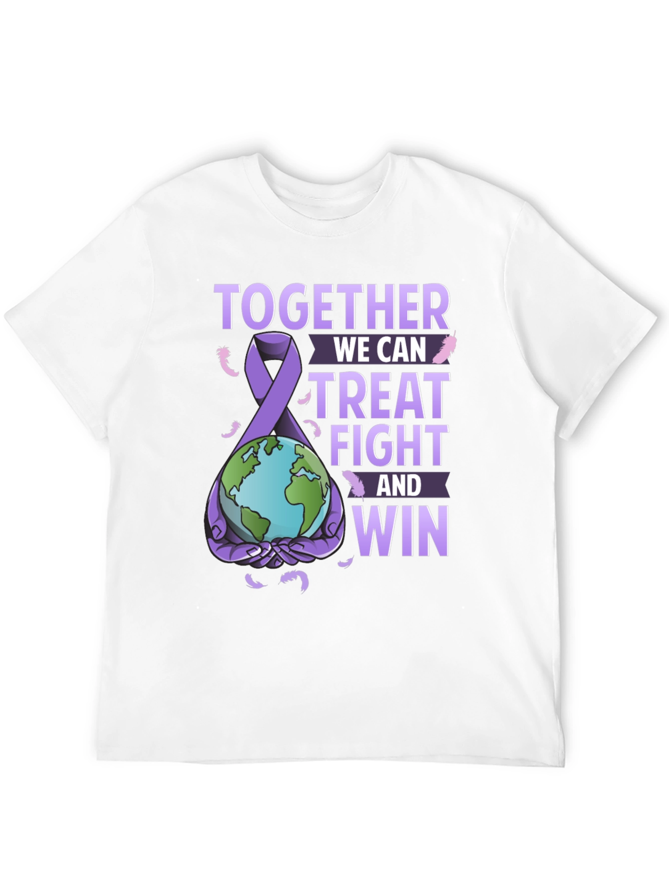 Together We Can Black Graphic T-Shirt