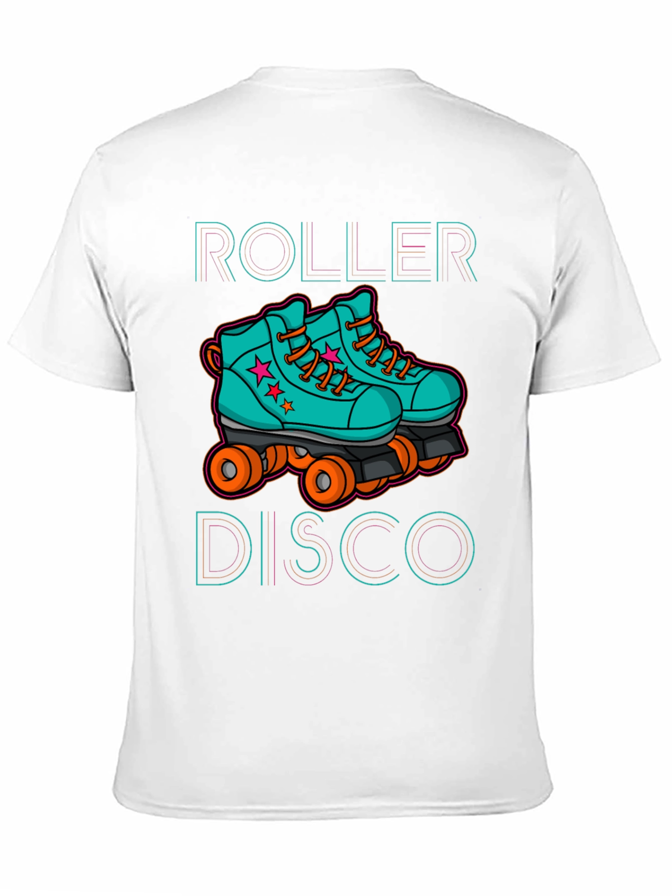 Roller Disco Graphic Tee - Retro Skate Design