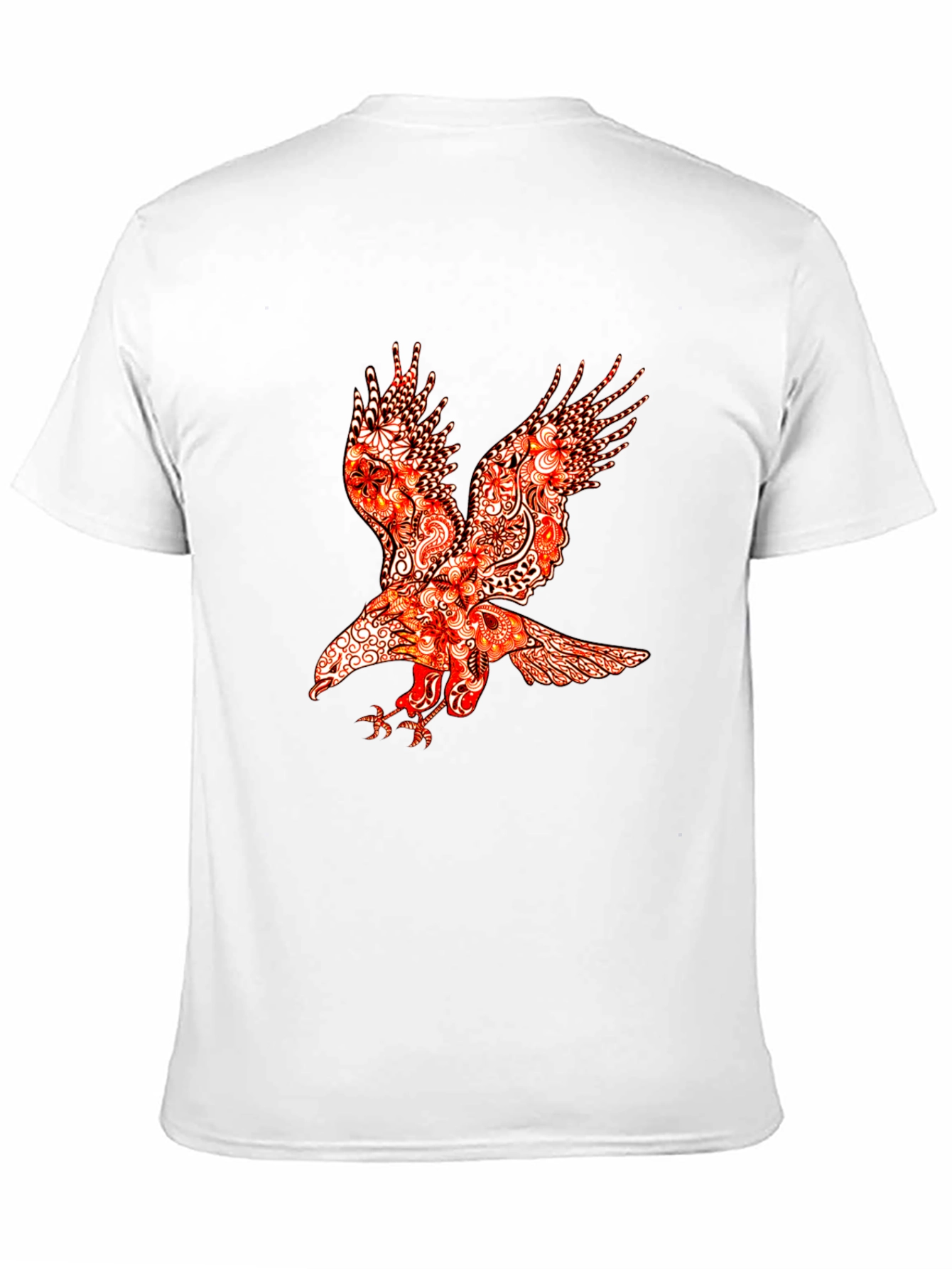 Raven Graphic Print Black T-Shirt