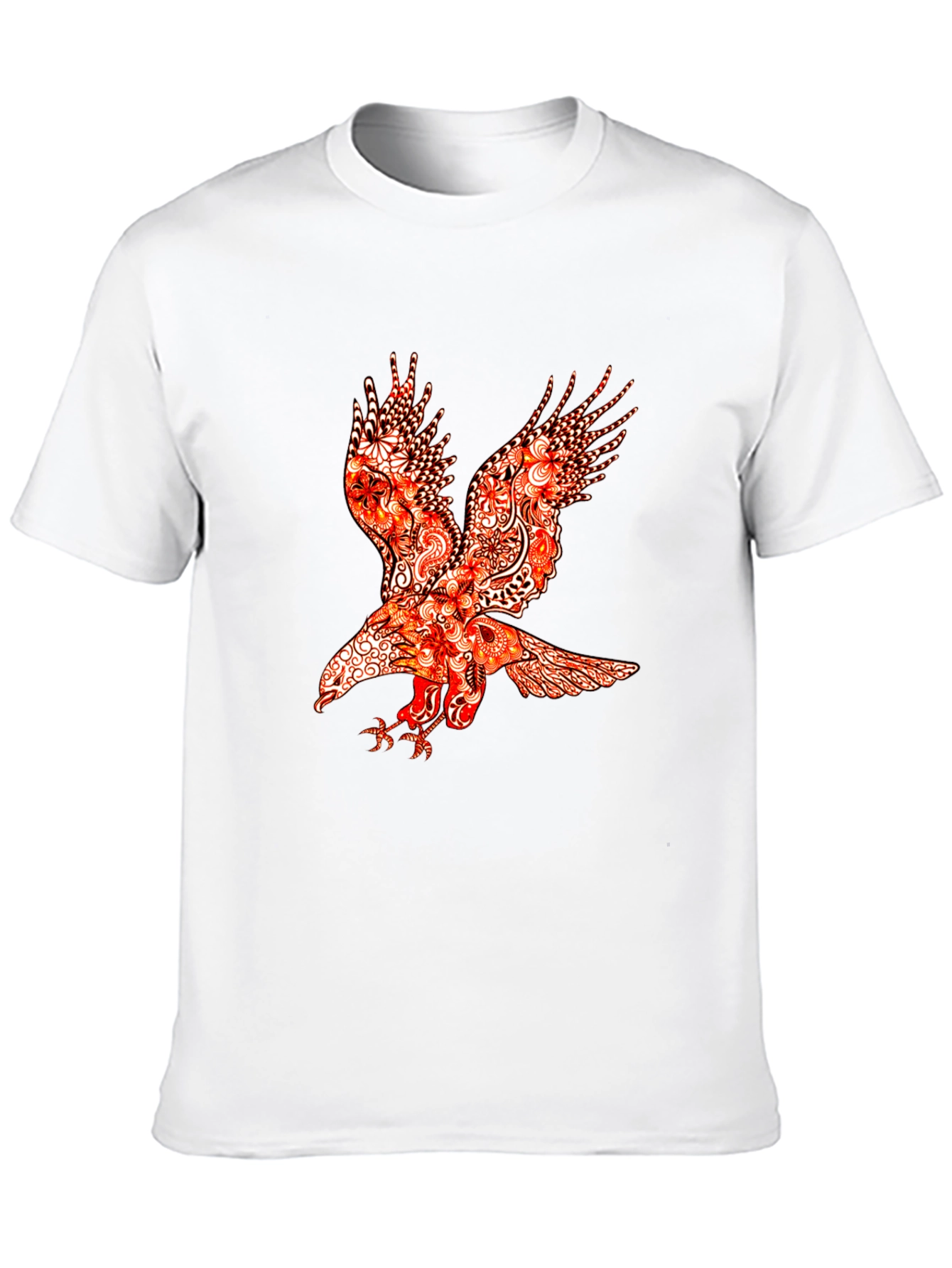Raven Graphic Print Black T-Shirt