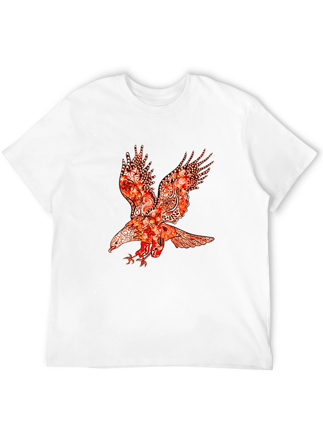 Raven Graphic Print Black T-Shirt
