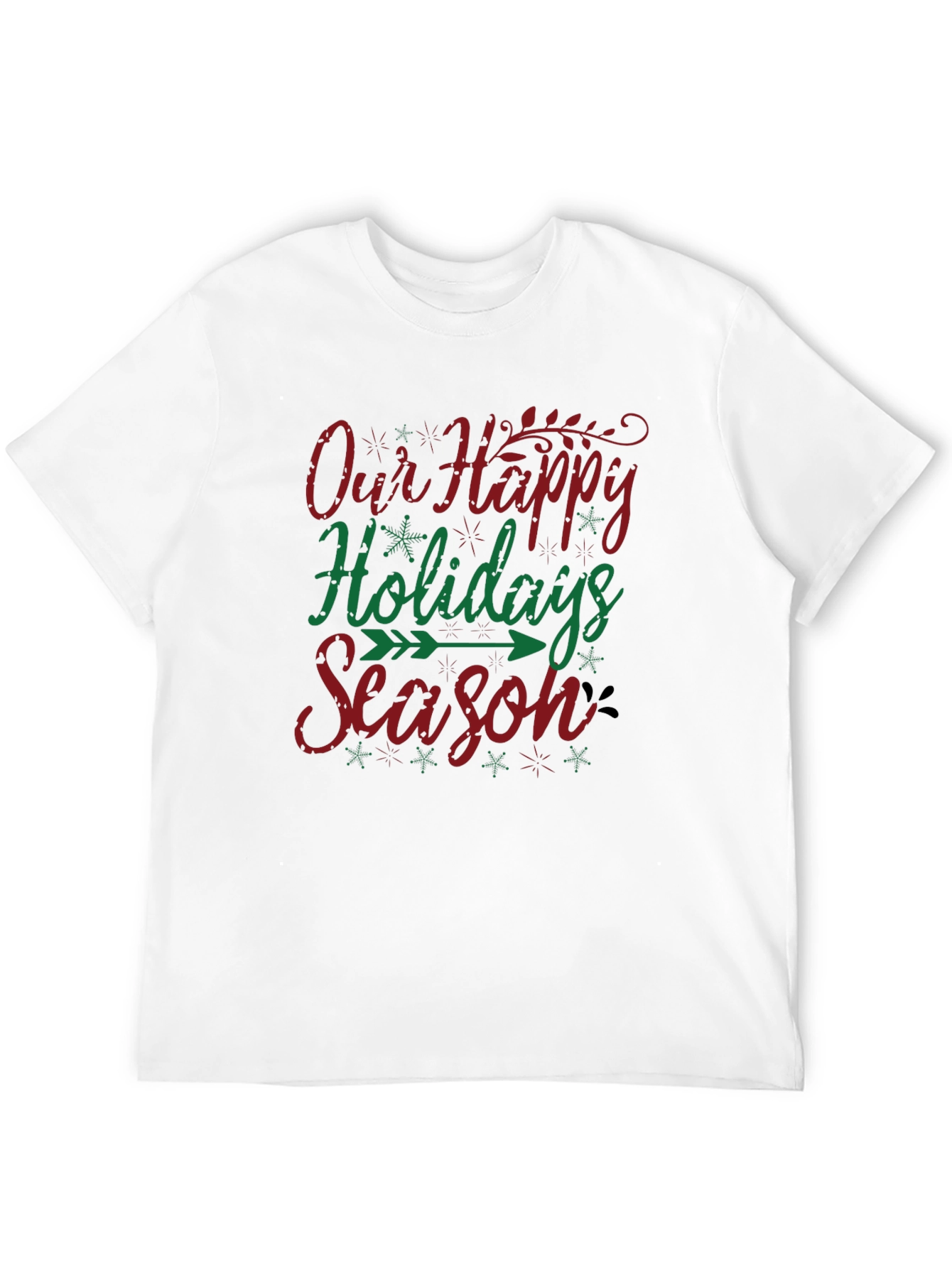 Holiday Season Graphic Tee - Festive Christmas Shirt