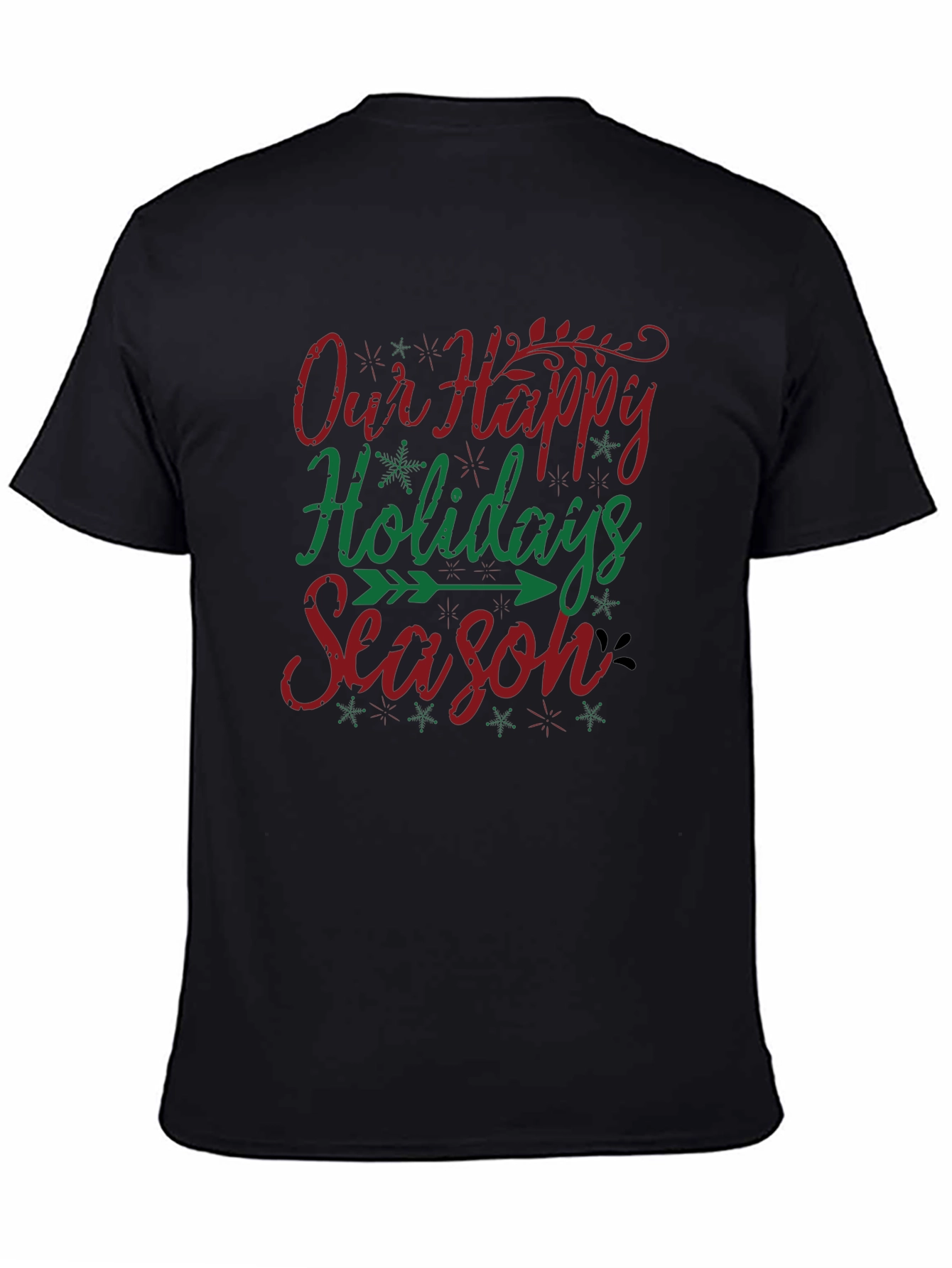 Holiday Season Graphic Tee - Festive Christmas Shirt