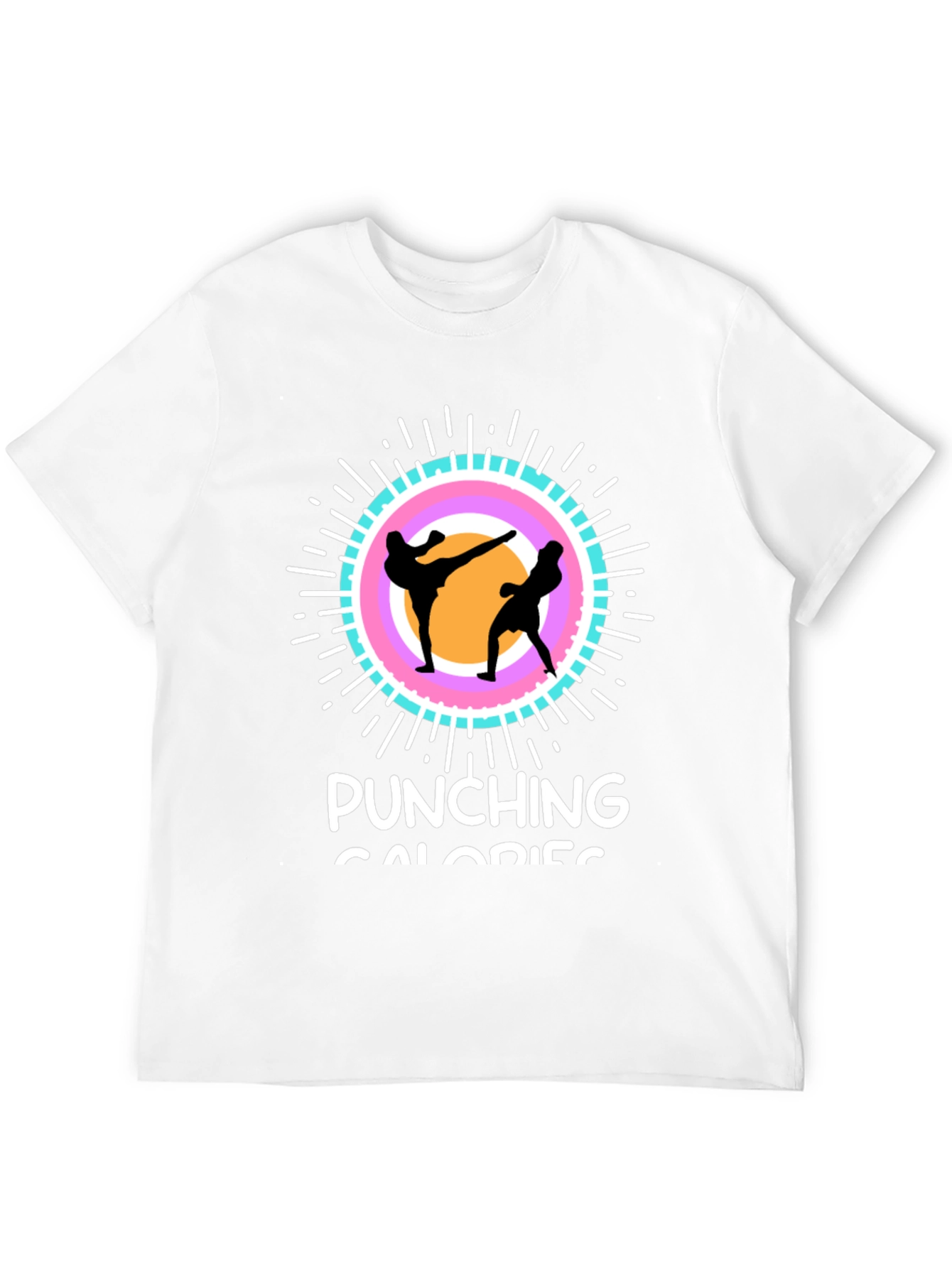 Punching Calories Black T-Shirt