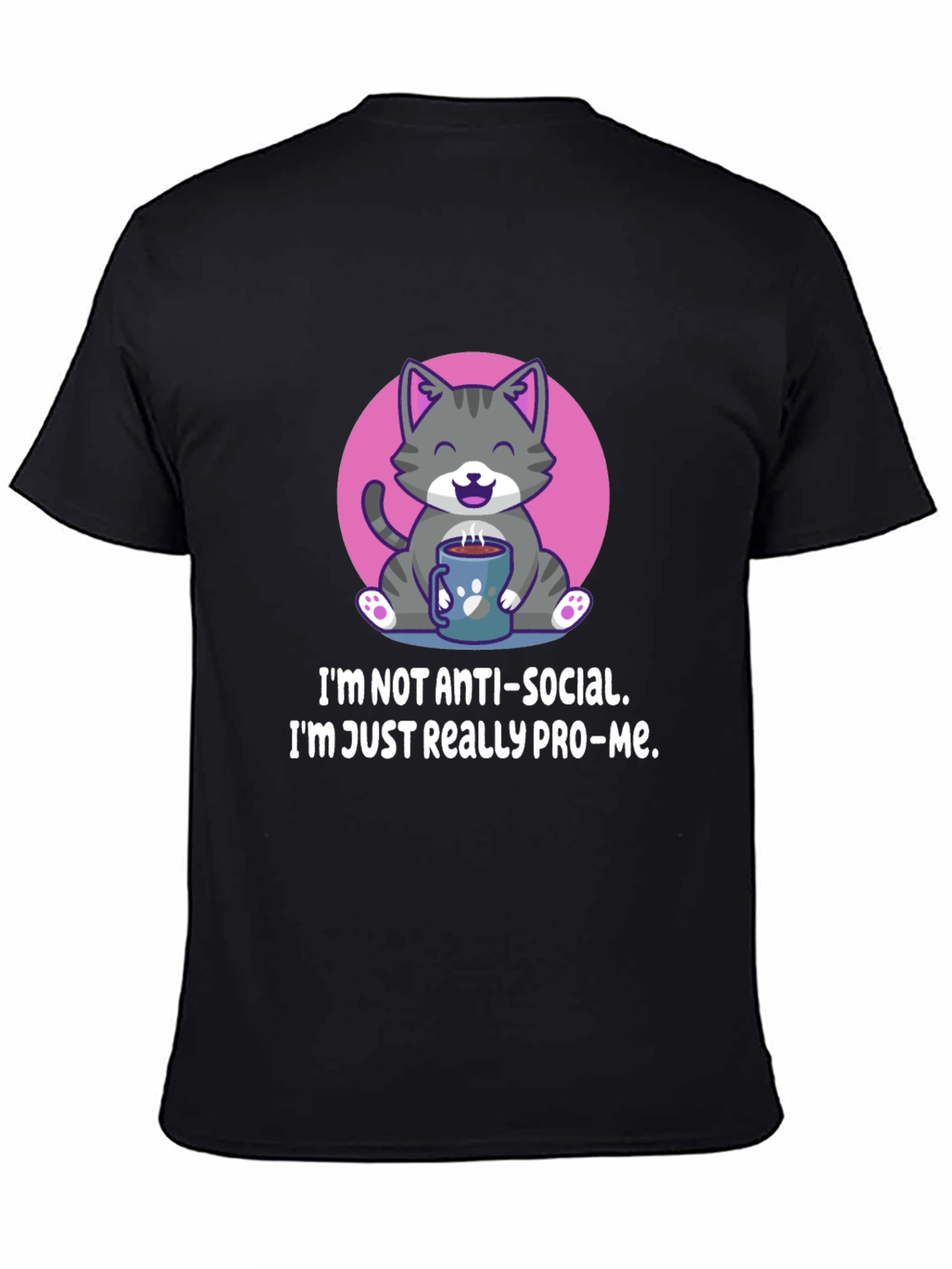 Pro-Me Cat Graphic Tee - Cozy & Comfy