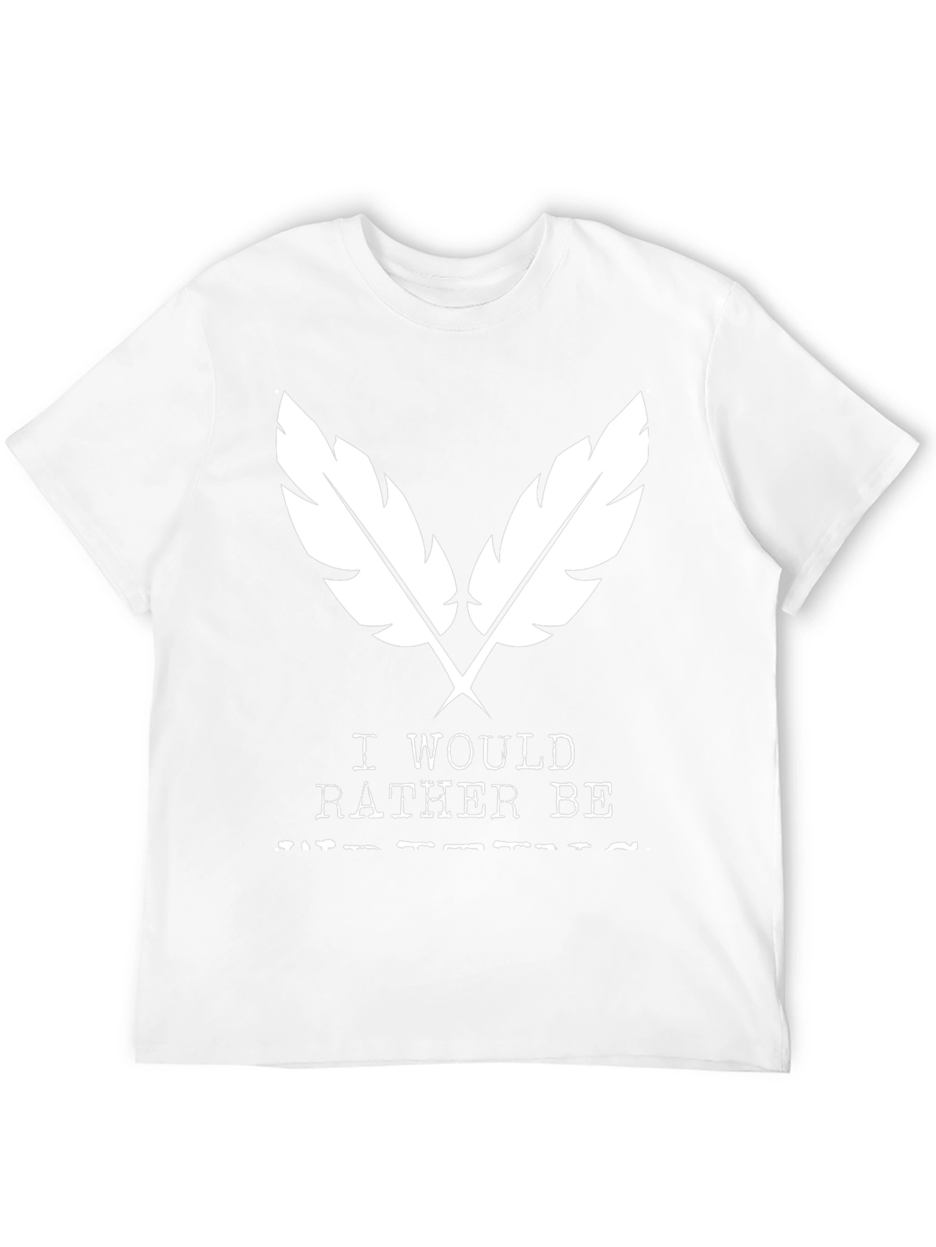 I Would Rather Be Tee - Black Graphic T-Shirt