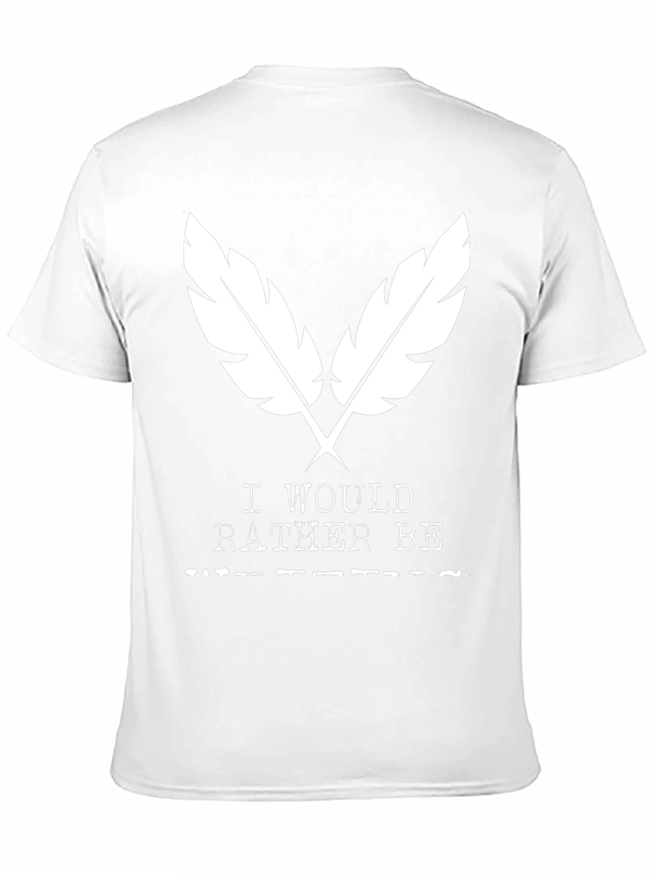 I Would Rather Be Tee - Black Graphic T-Shirt